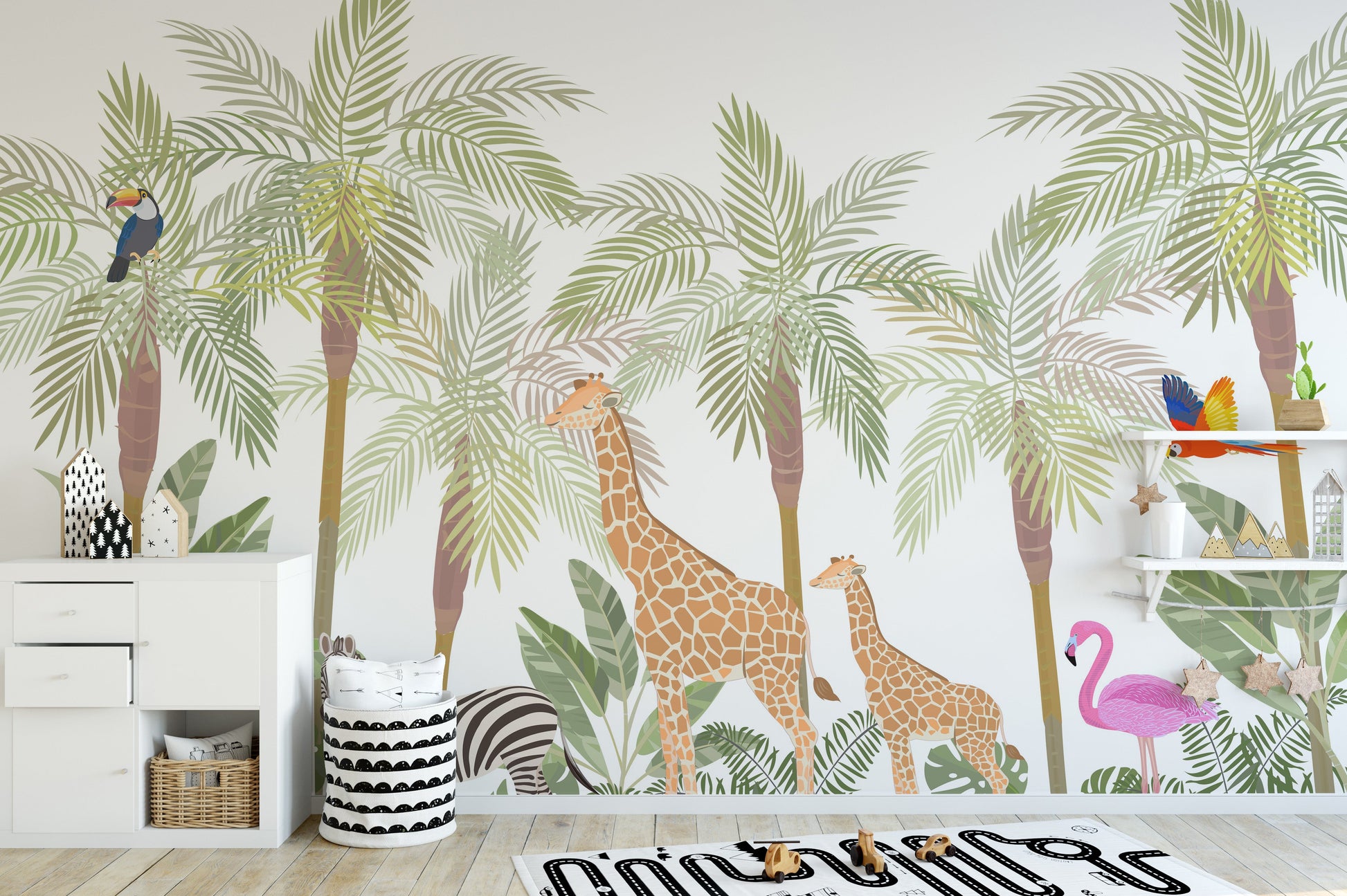 Safari Wild Animals Wallpaper Murals - Giffywalls