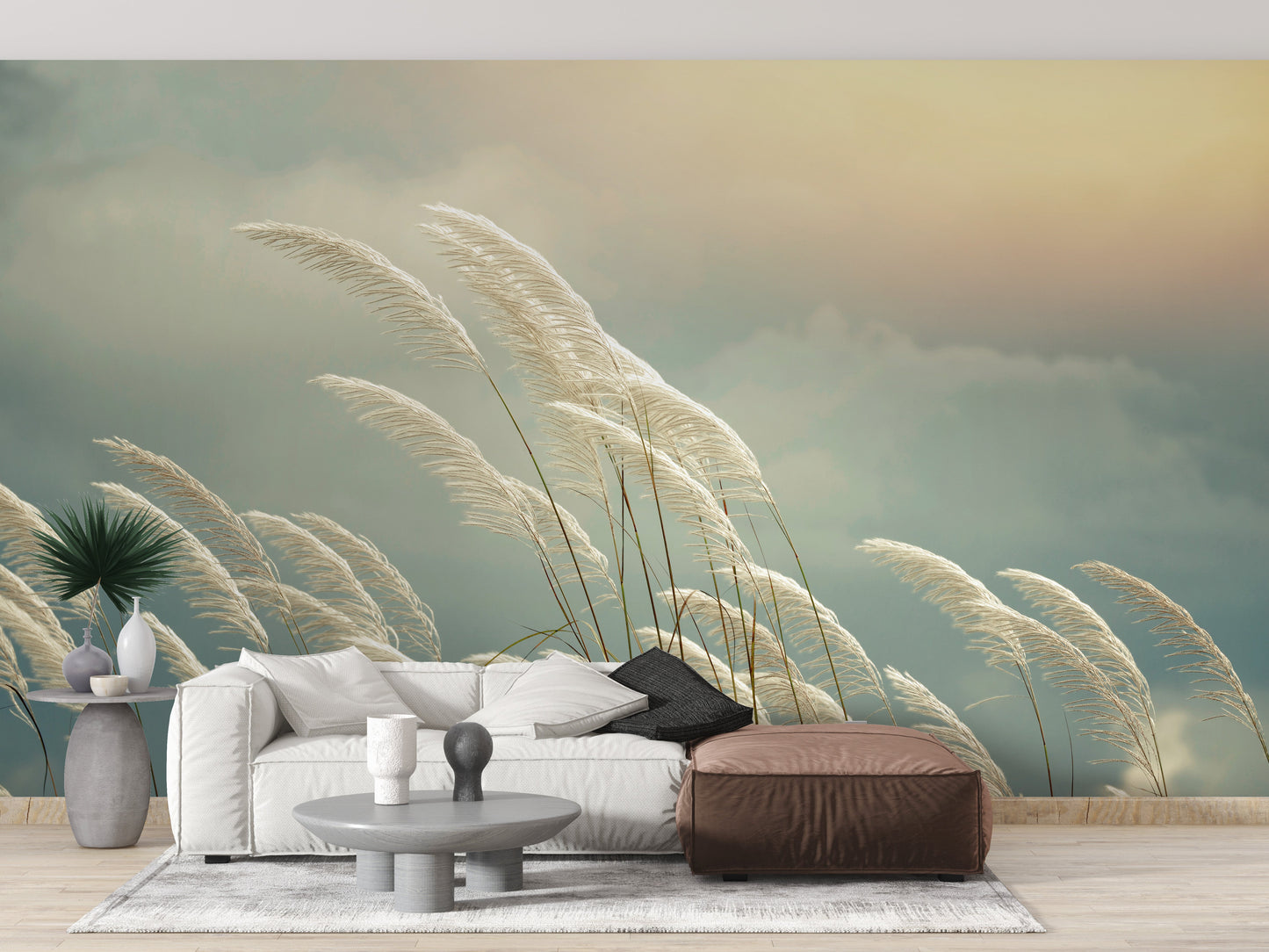 Grass Reeds Spring Wallpaper Murals - Giffywalls