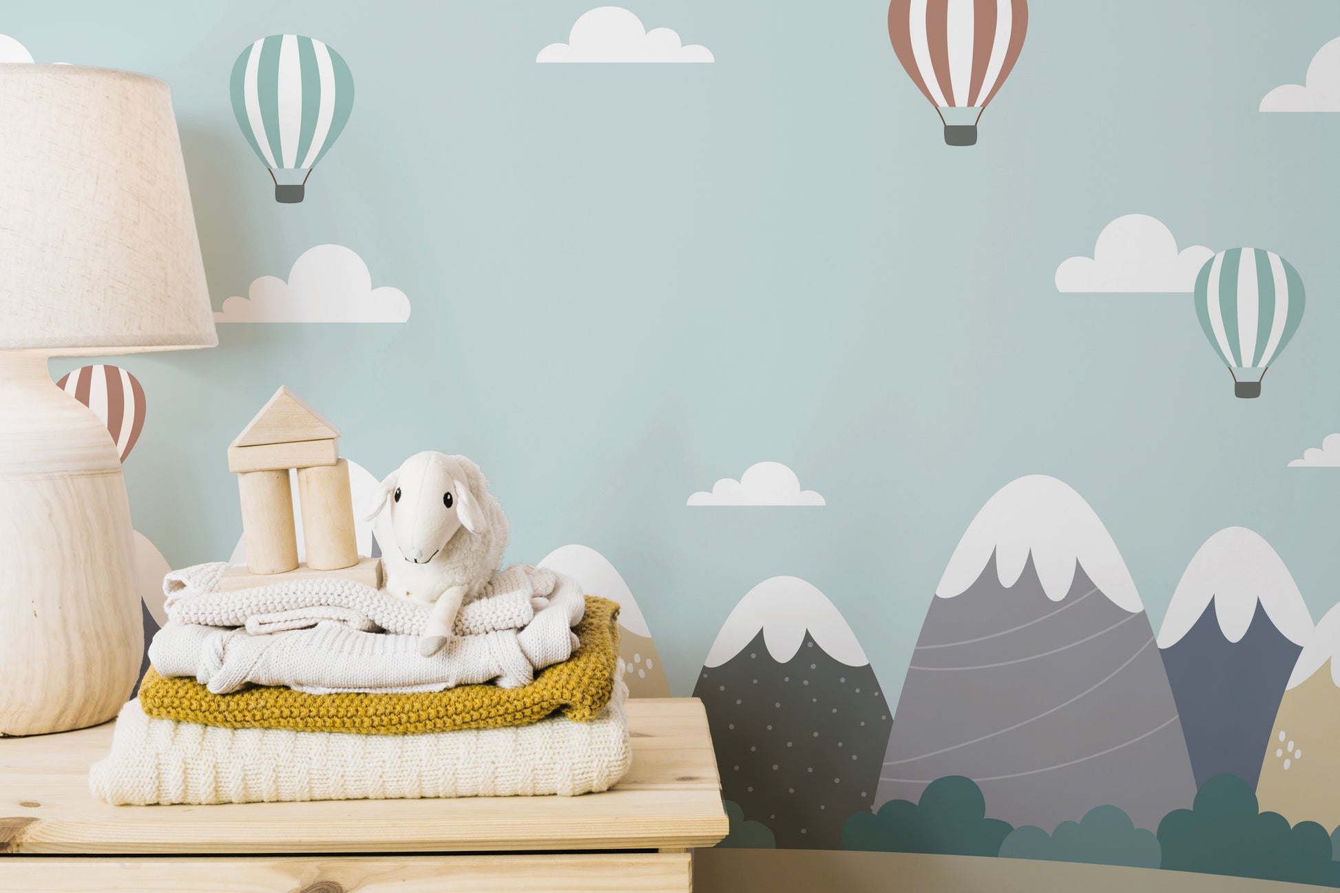 Adventure-inspired wallpaper for kids