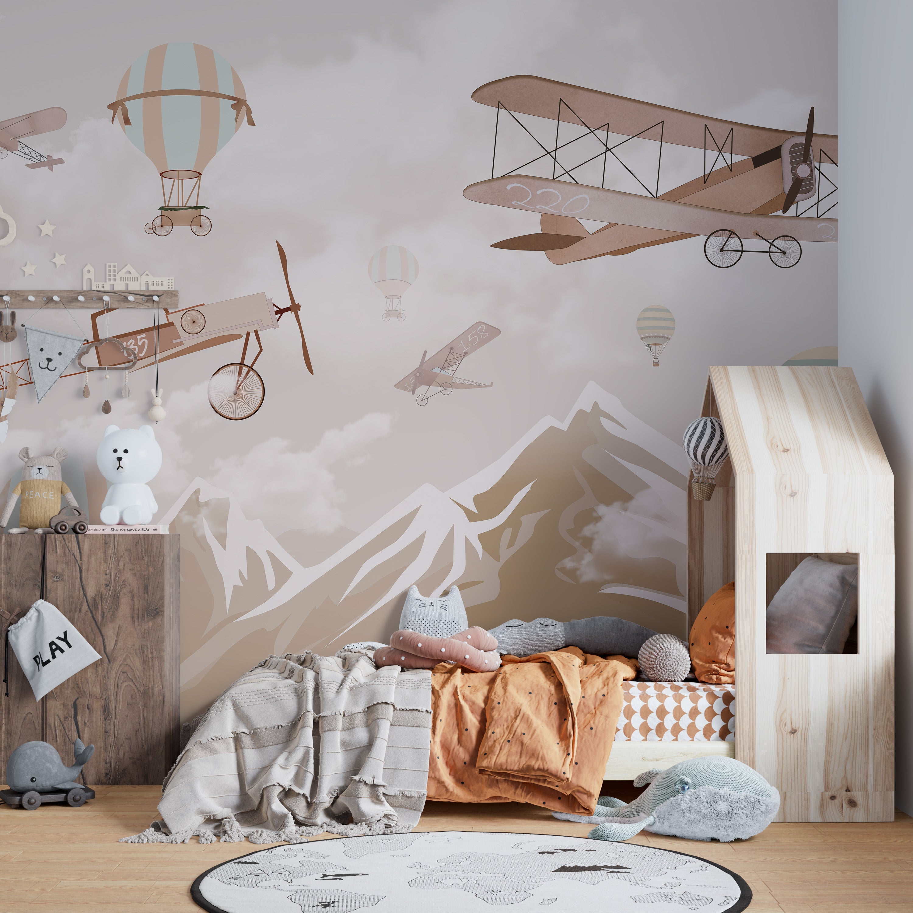 Air Plane on Mountain Wallpaper - Giffywalls