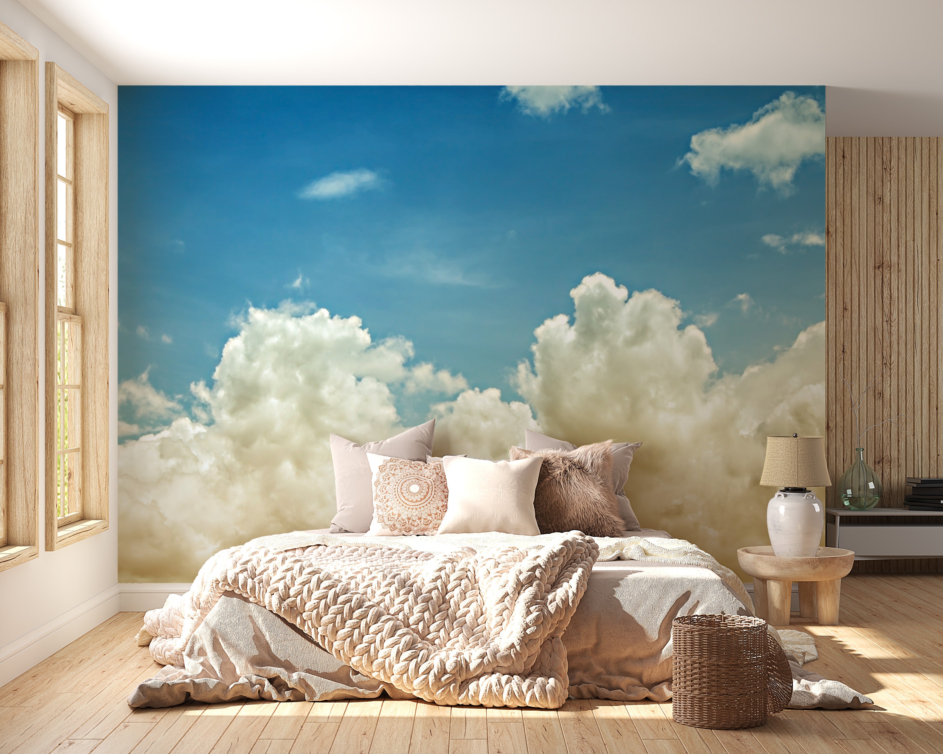 light blue sky Wallpaper murals - Giffywalls