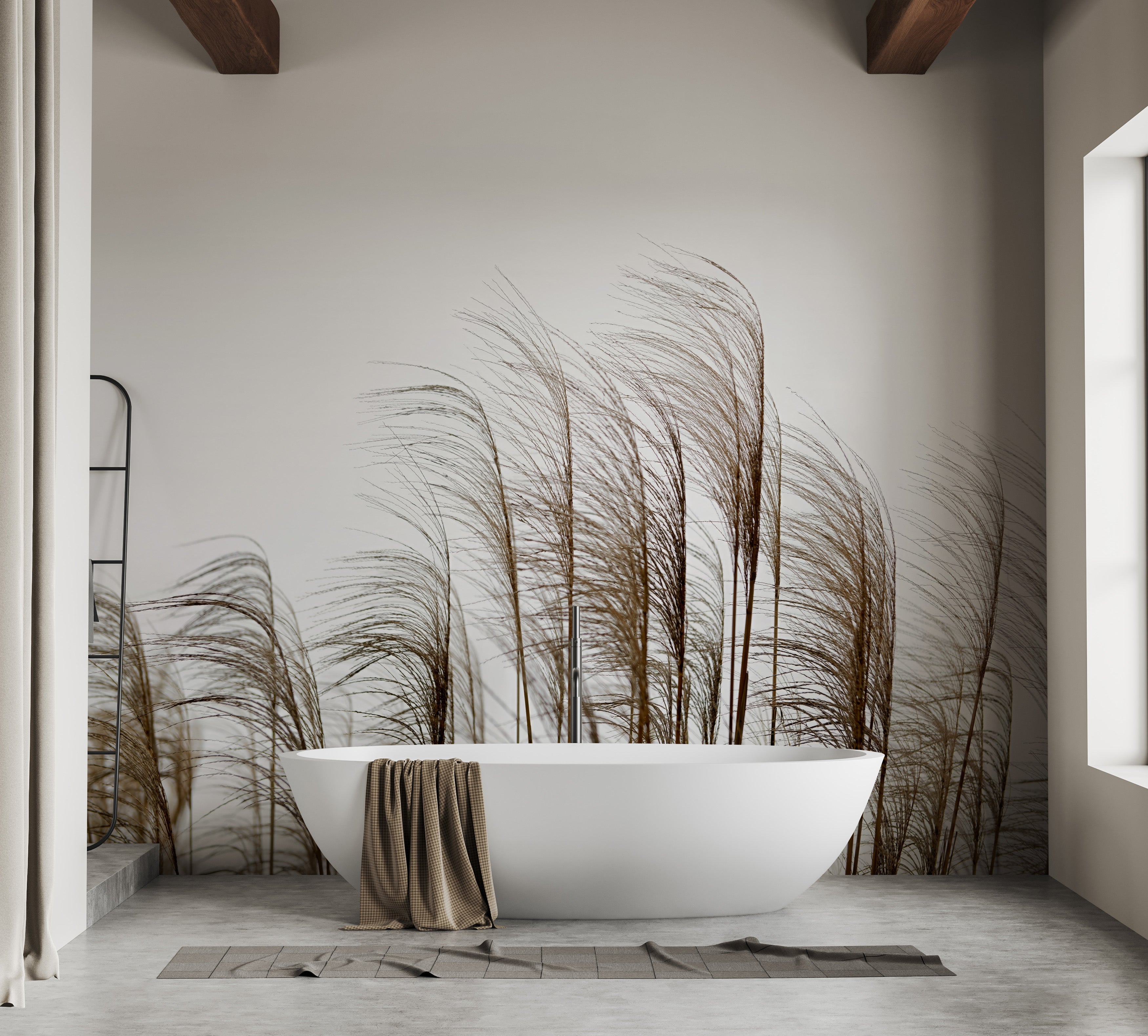 Reeds in the wind Wallpaper Murals for walls - Giffywalls