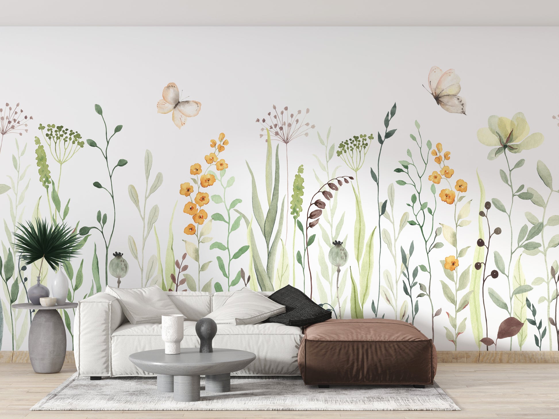 Watercolor Flower Wallpaper Murals - Giffywalls