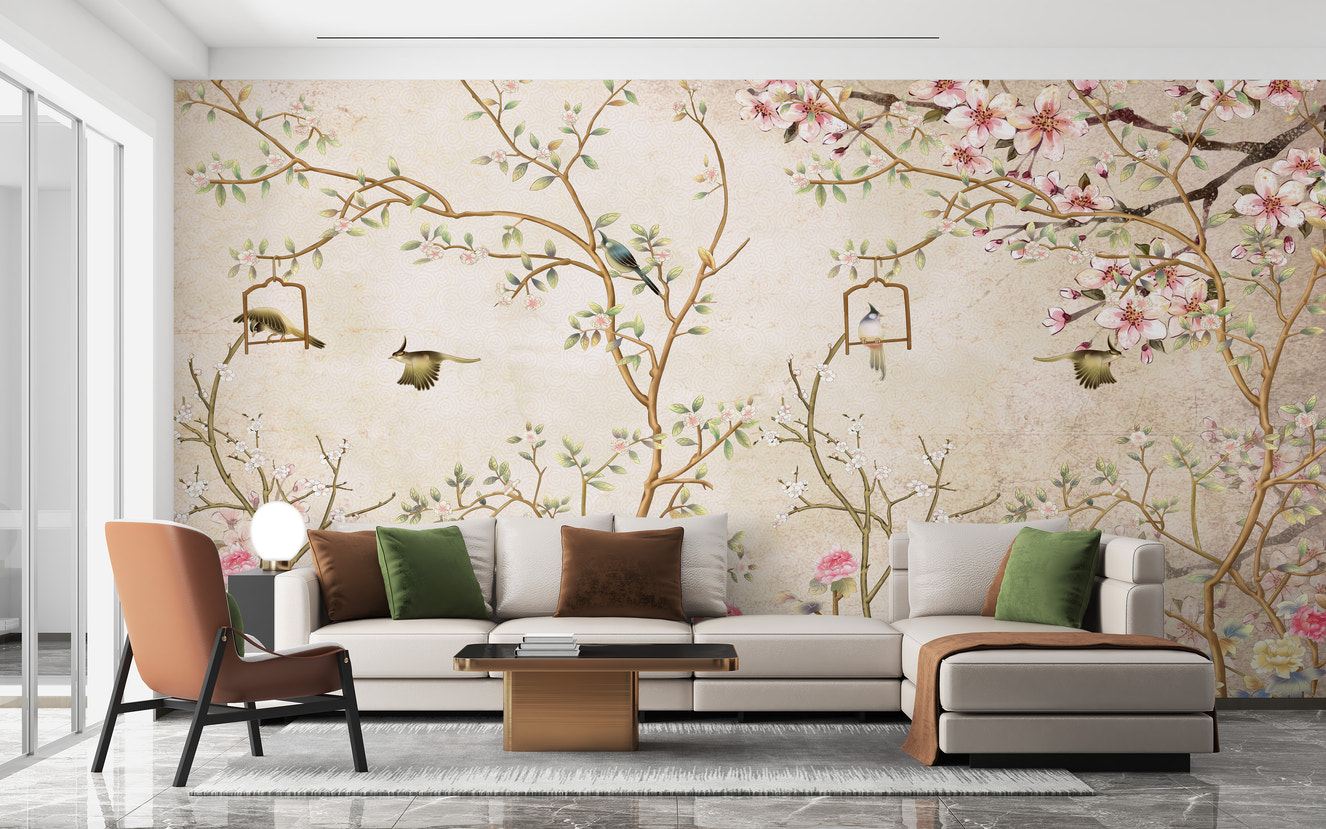 Madhuban Bagh Chinoiserie Wallpaper