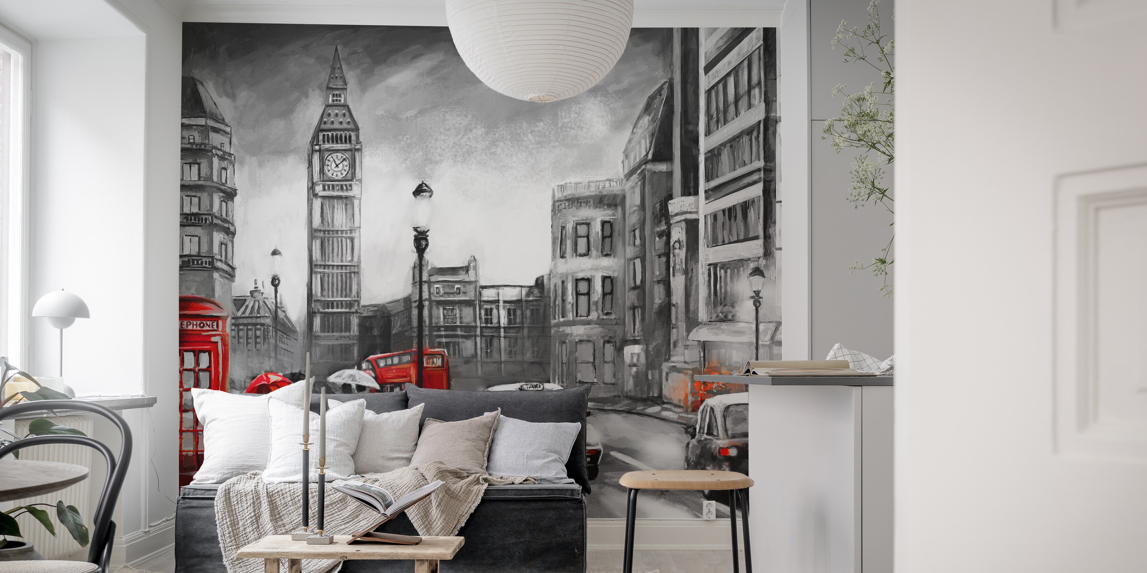 Oil Painting City Wallpaper Murals - Giffywalls