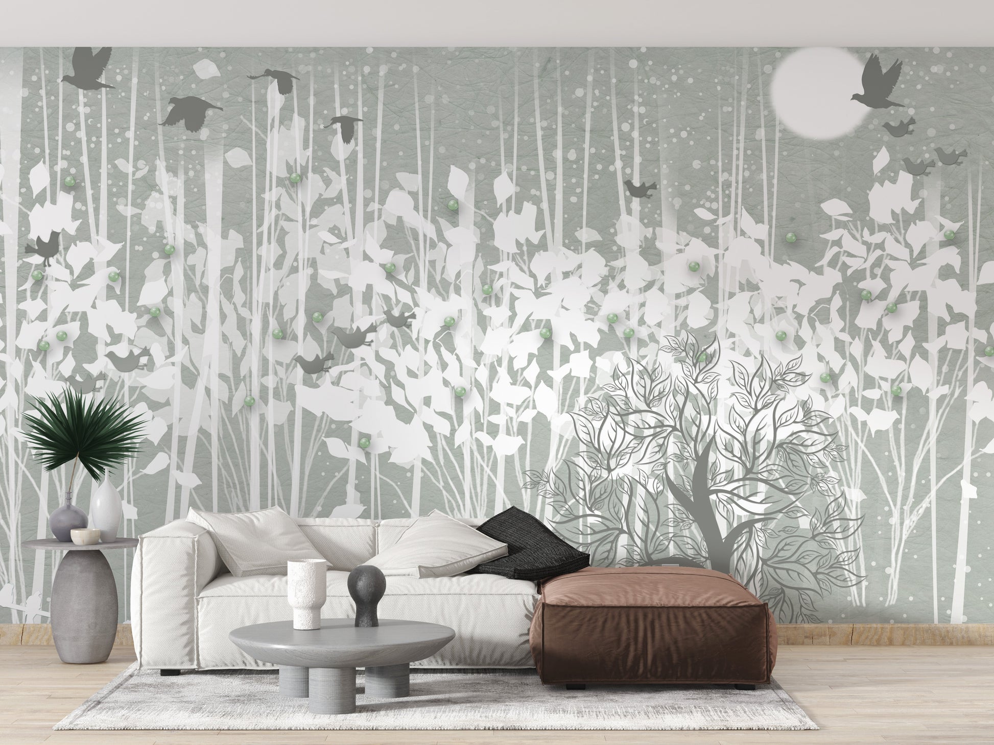 3d Winter Snow Forest Wallpaper Murals - Giffywalls