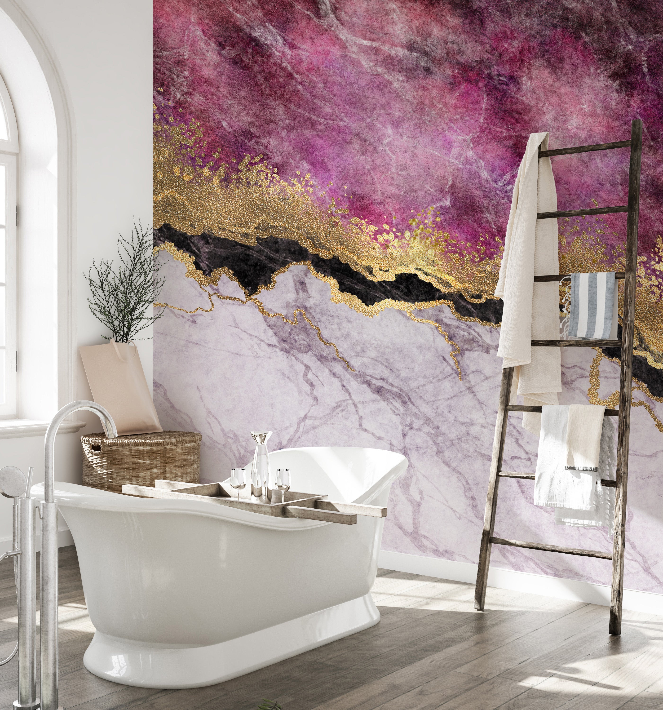 Purple Marble Wallpaper - Giffywalls