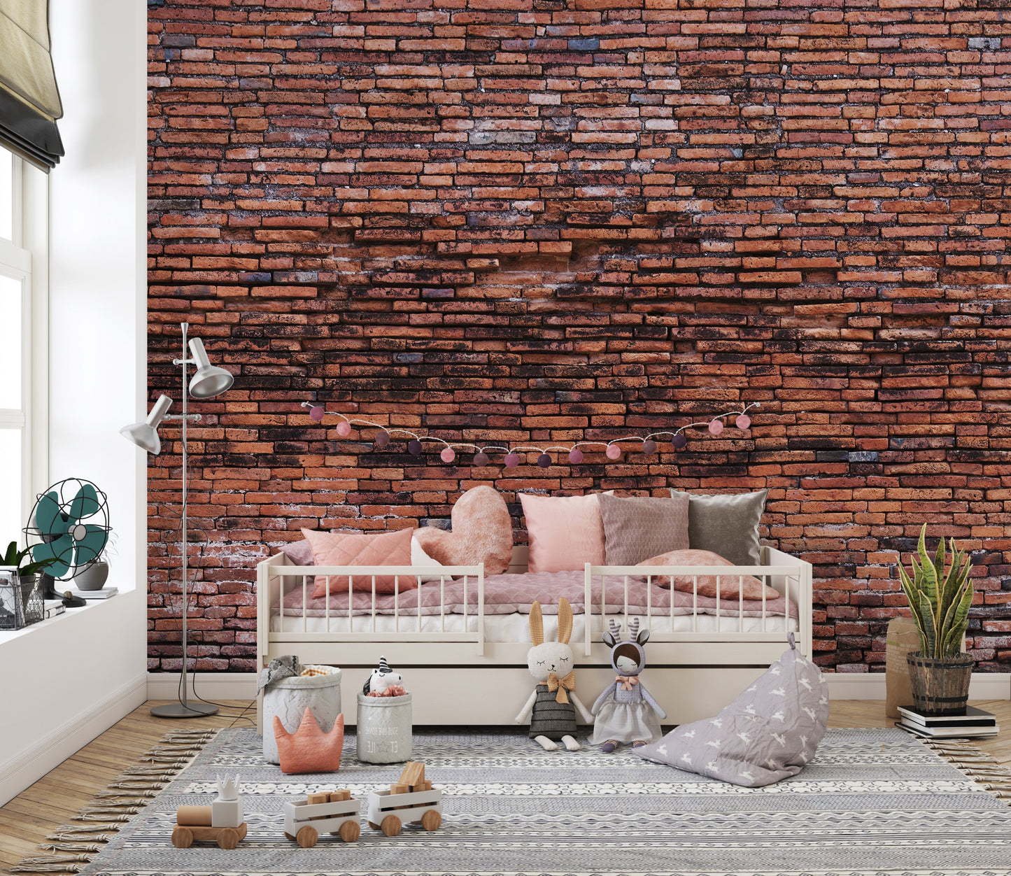 Old Rustic Brick Wall Wallpaper Murals - Giffywalls