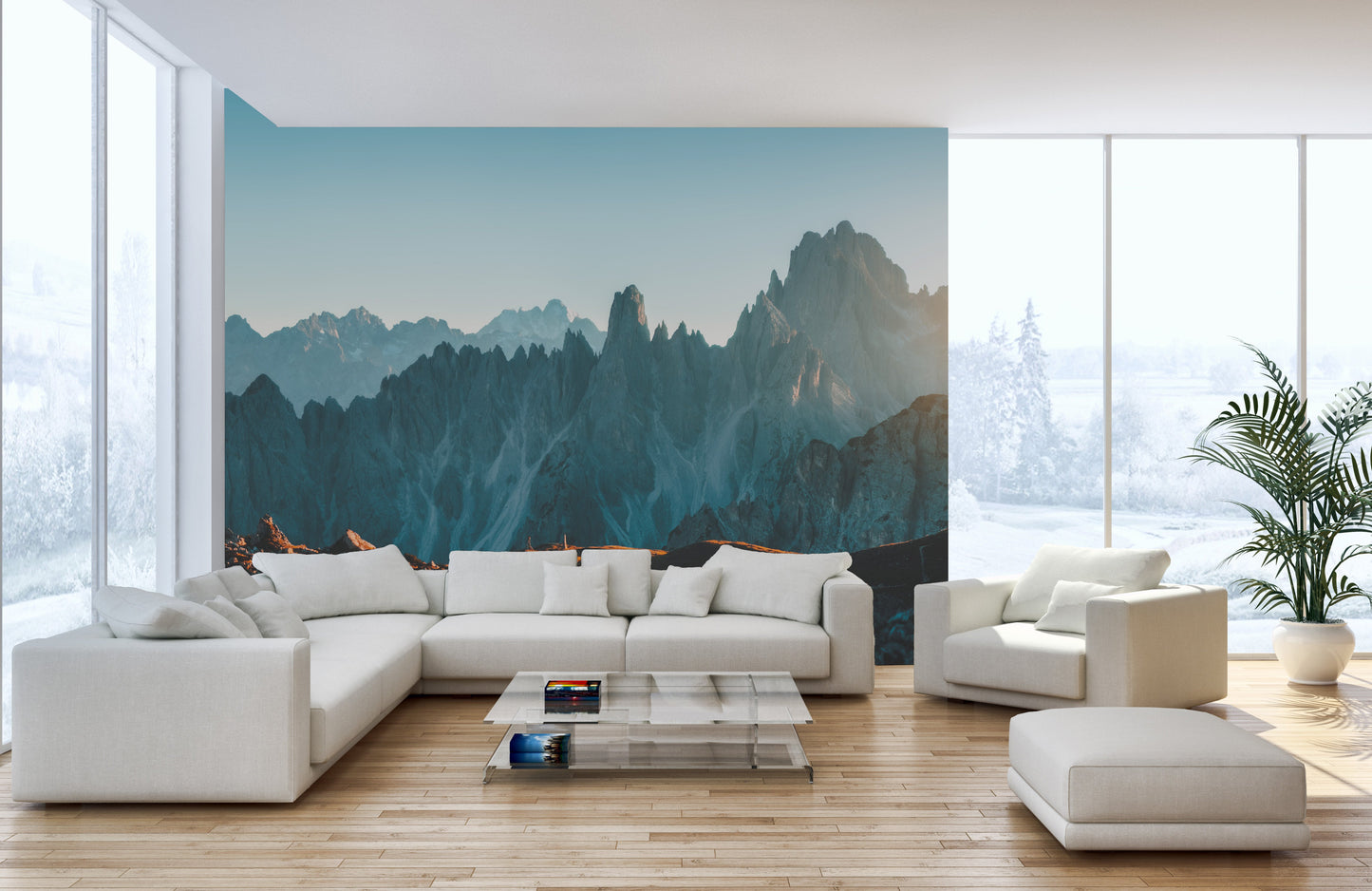 Dolomites Alps Rocky Mountain Range Wallpaper Murals - Giffywalls