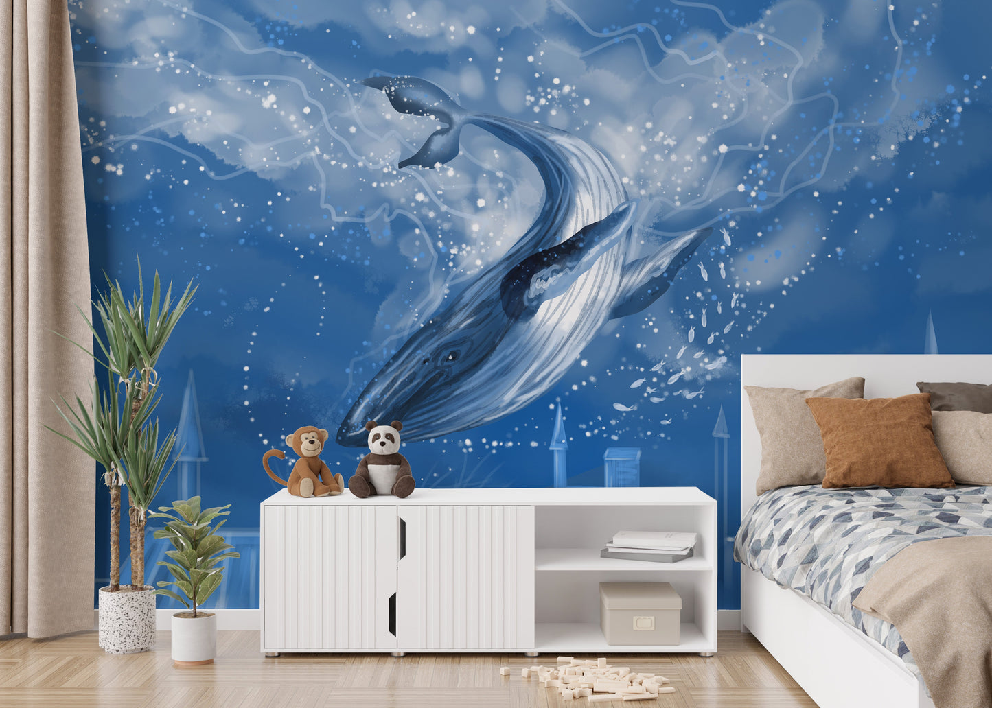 Blue Whale Wallpaper Murals - Giffywalls