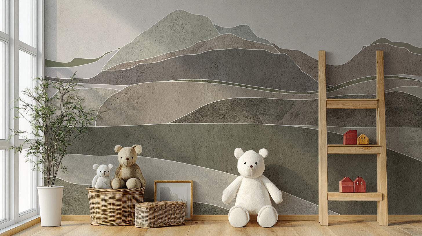 Earth Tone Wall Mural
