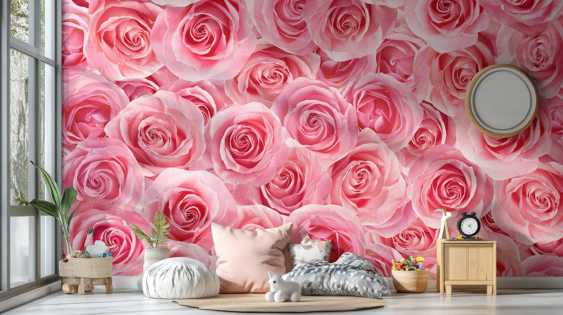 Floral peel and Stick Wallpaper - Giffywalls