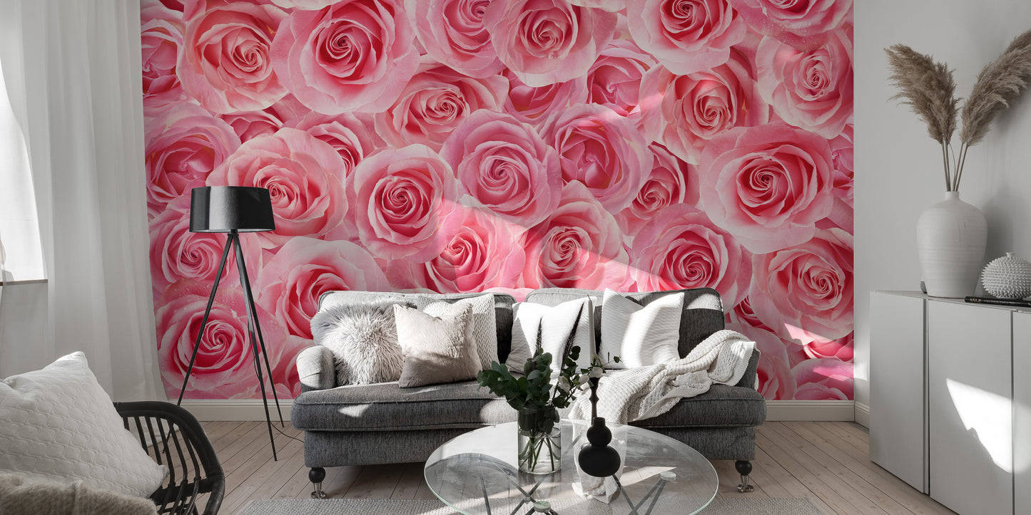 Removable Floral Wallpaper
