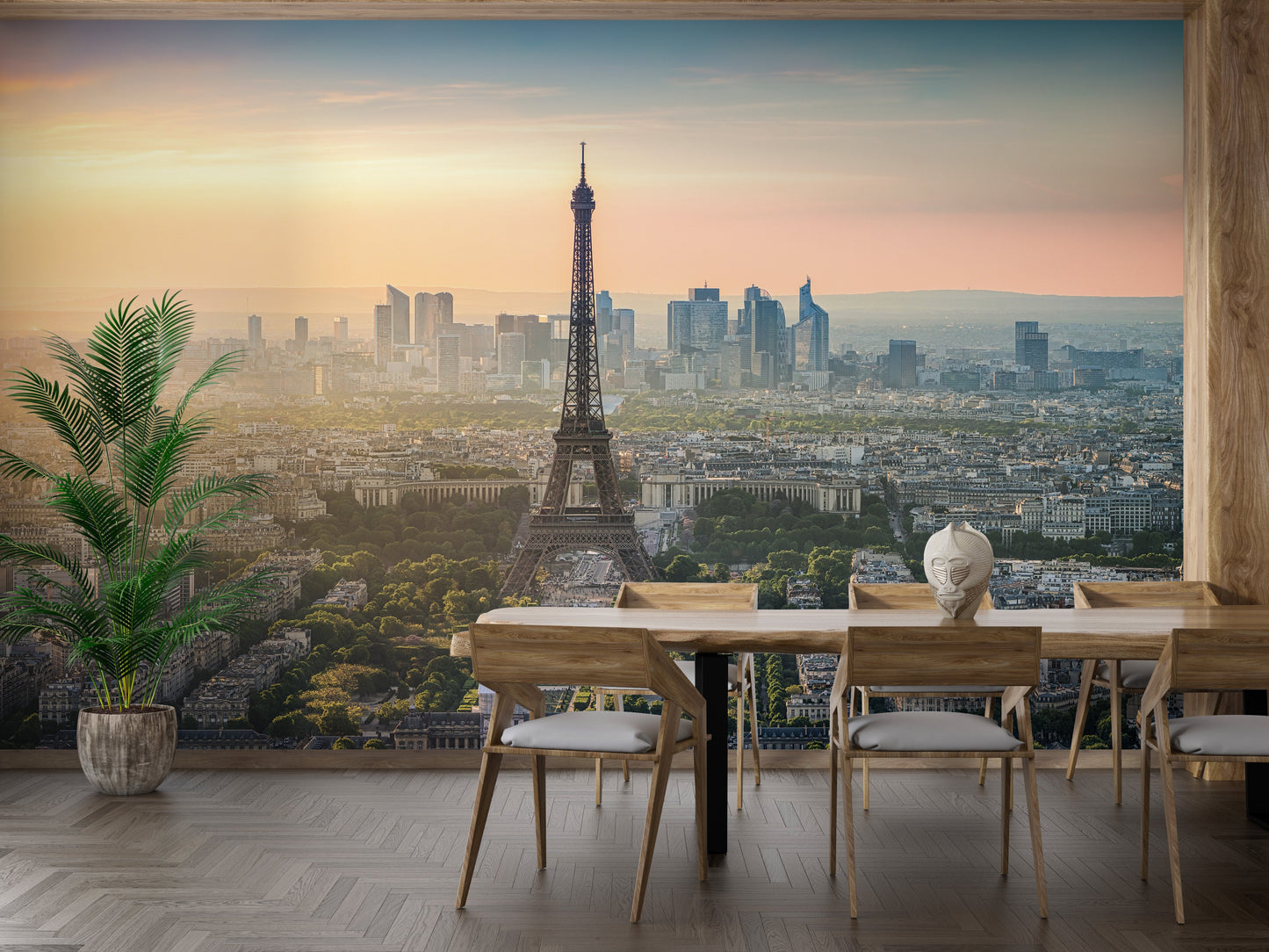 Paris Skyline Wall Mural