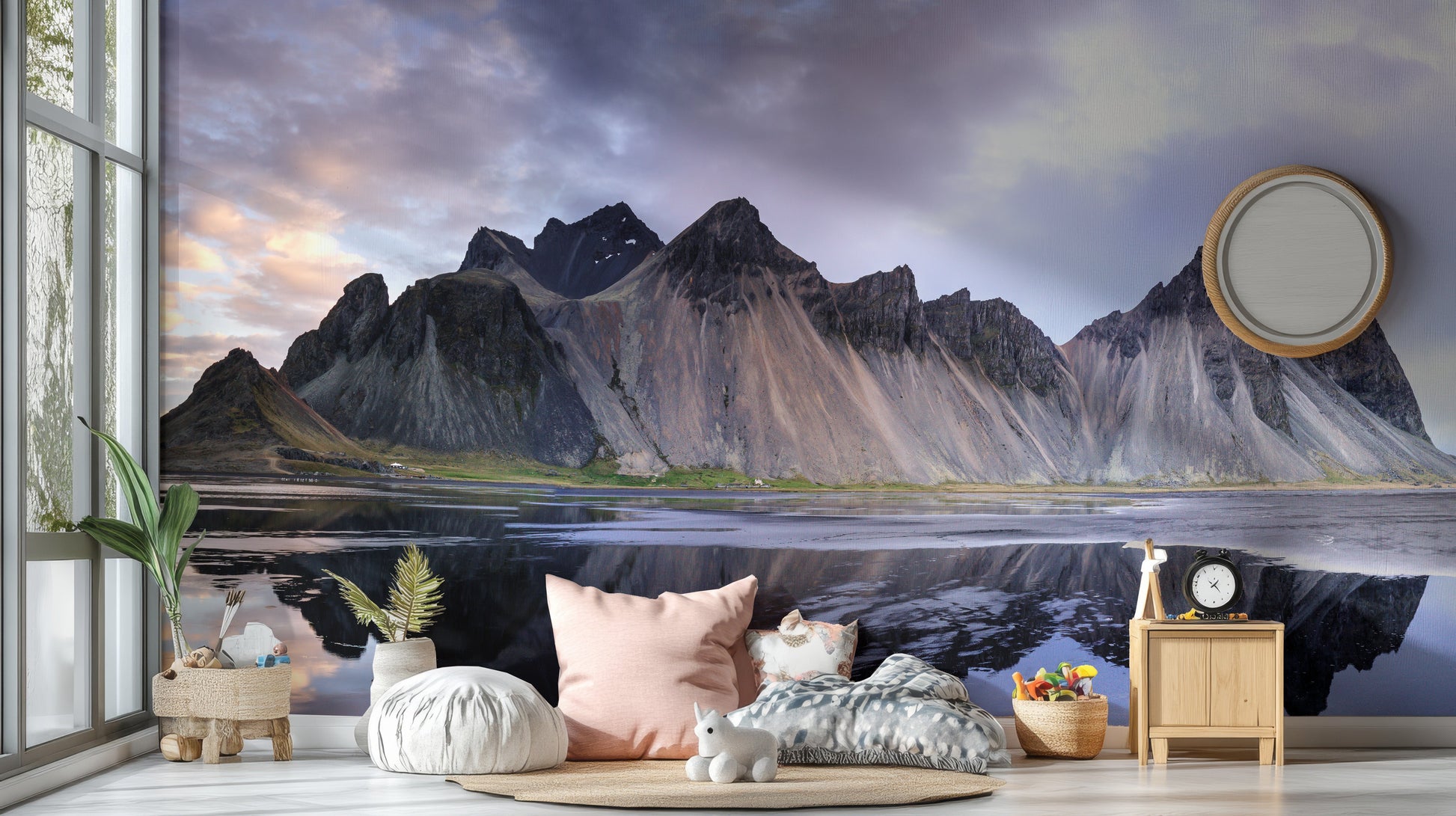 Sand Dunes Stokksnes Icelandic Wall Mural - Giffywalls