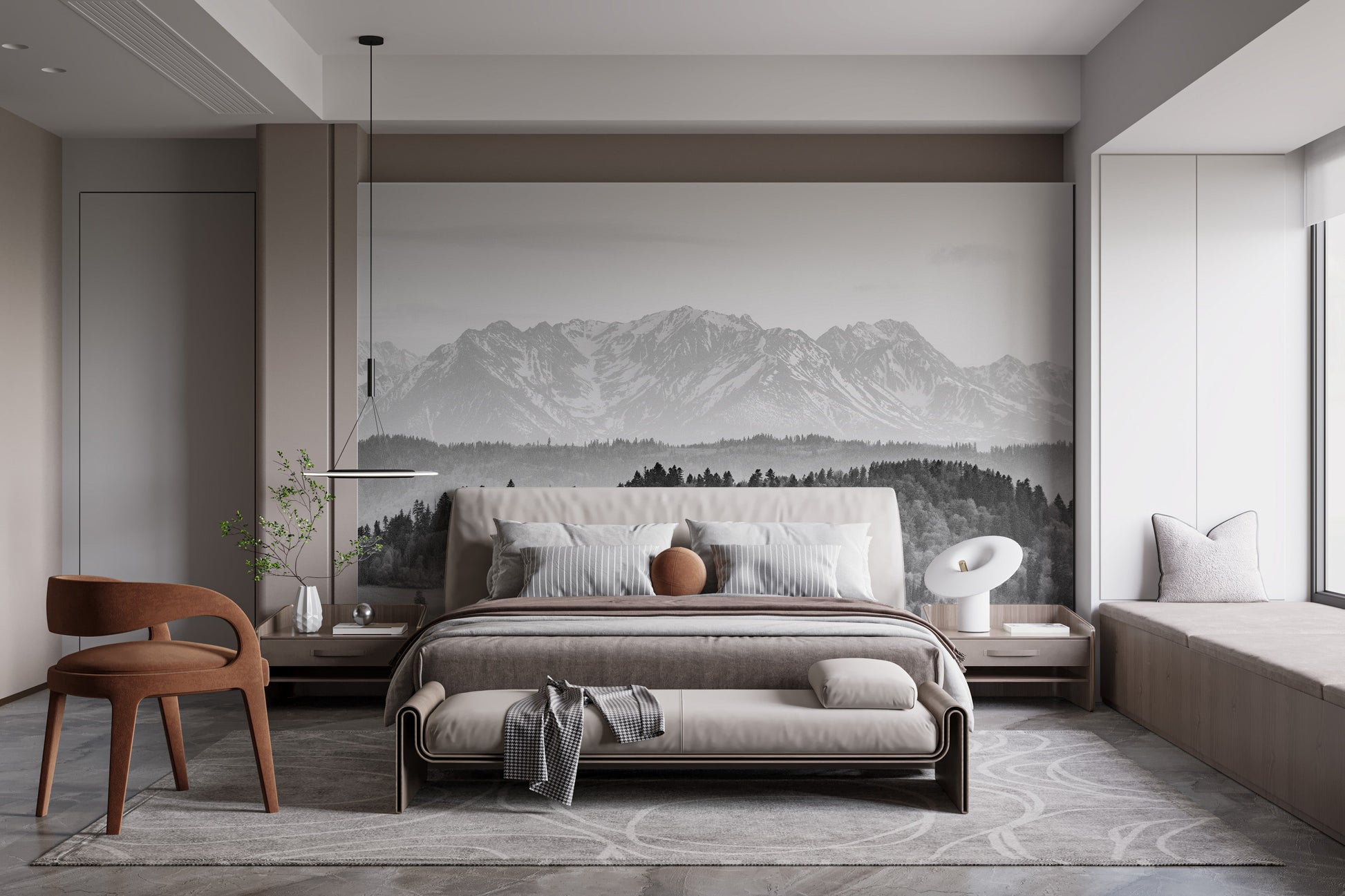 Snow-Capped Peaks Wall Decor