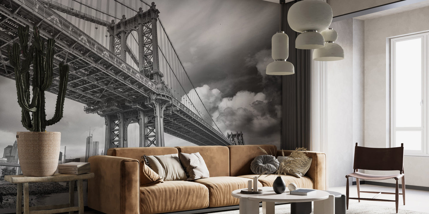 Manhattan Bridge NY City Wallpaper Murals - Giffywalls