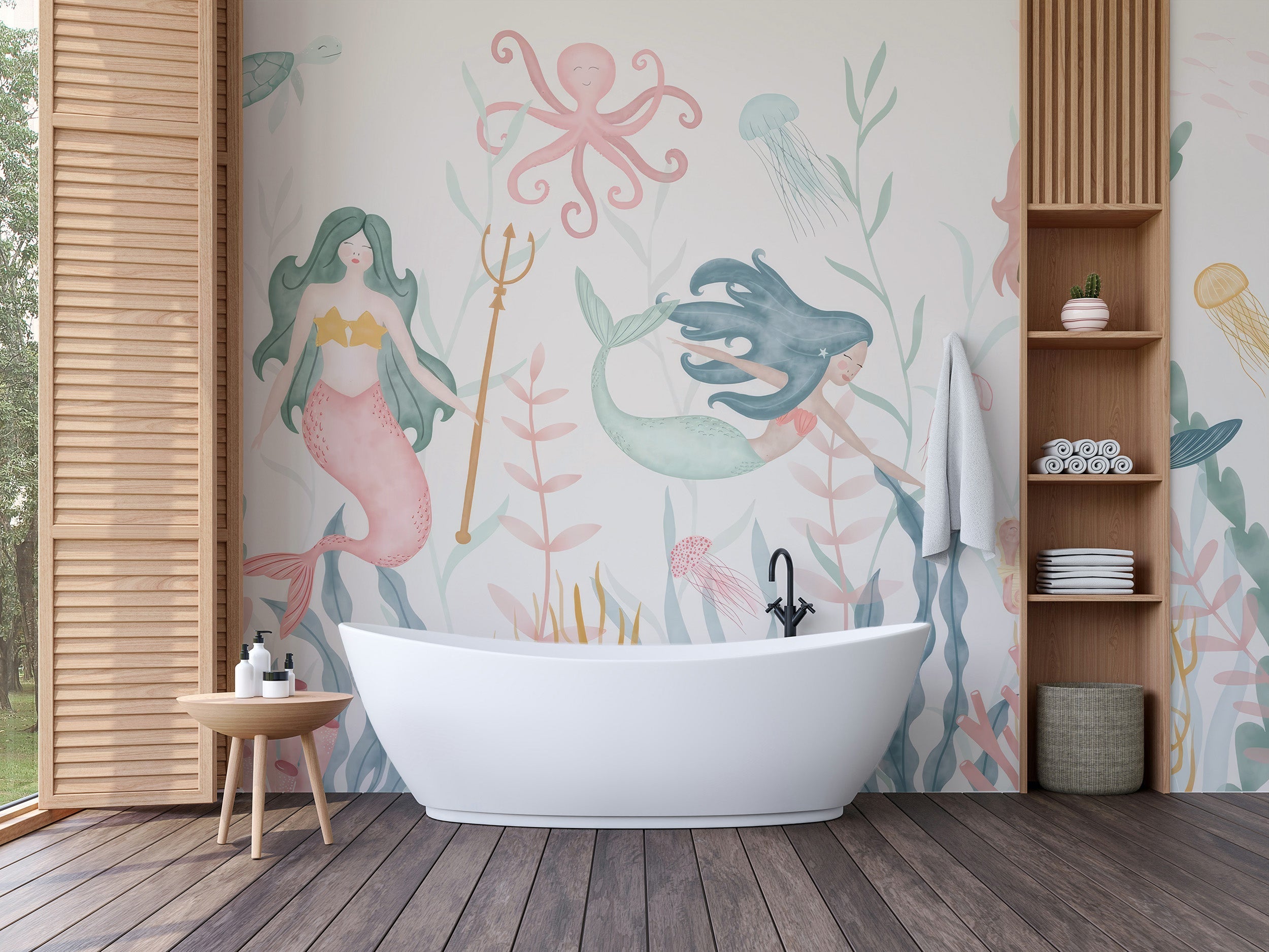 Dreamy Aquatic Ballet Wallpaper - Giffywalls