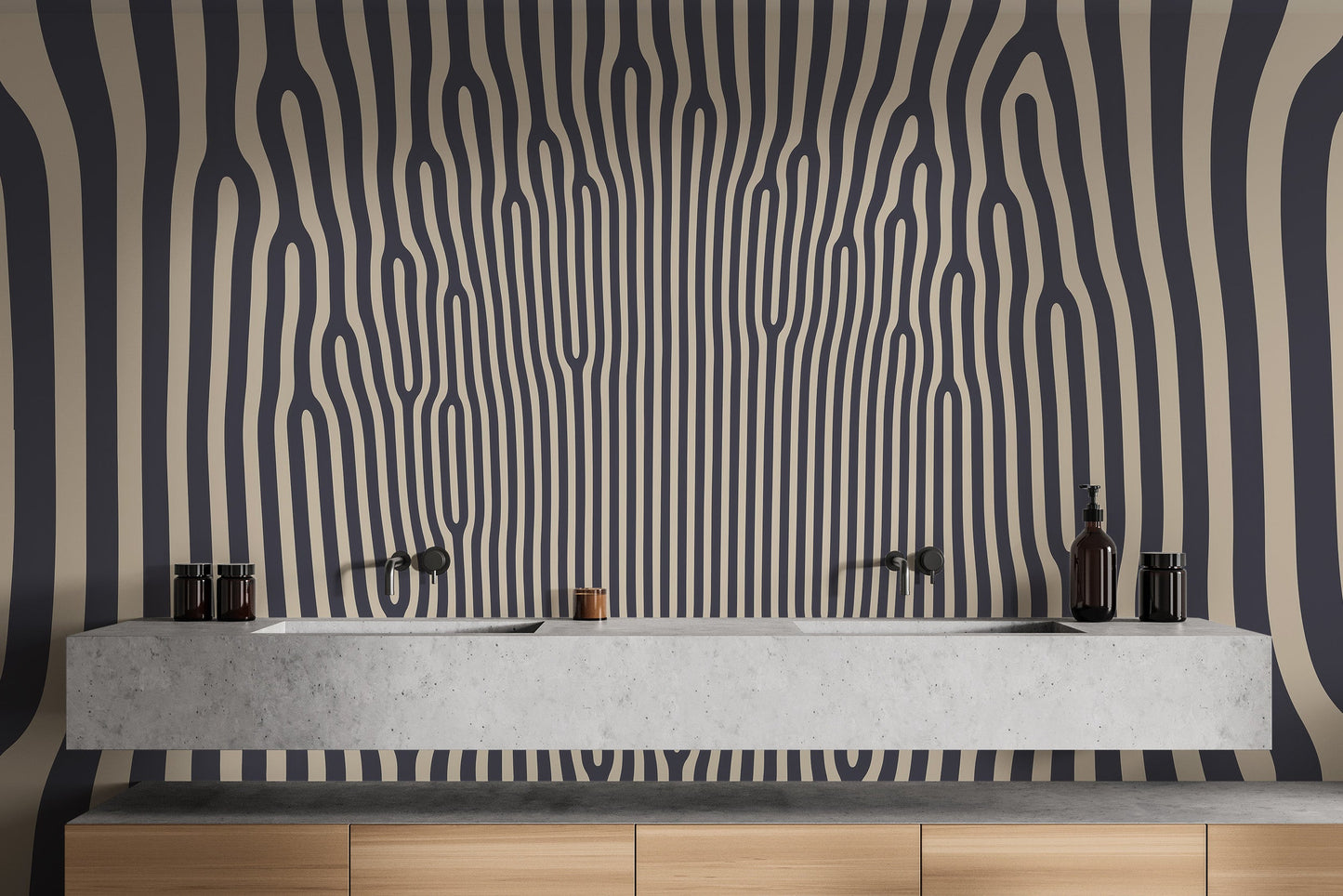 Hypnotic Harmony Wall Mural - Giffywalls