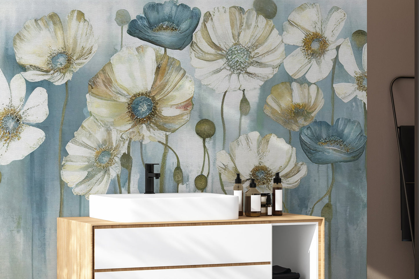 Anemones Whisper Wall Mural - Giffywalls