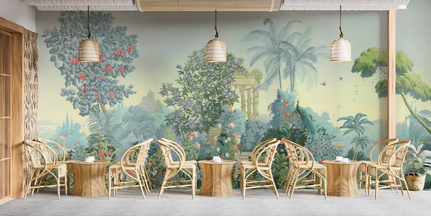 Exotic Paradise Wall Mural - Giffywalls