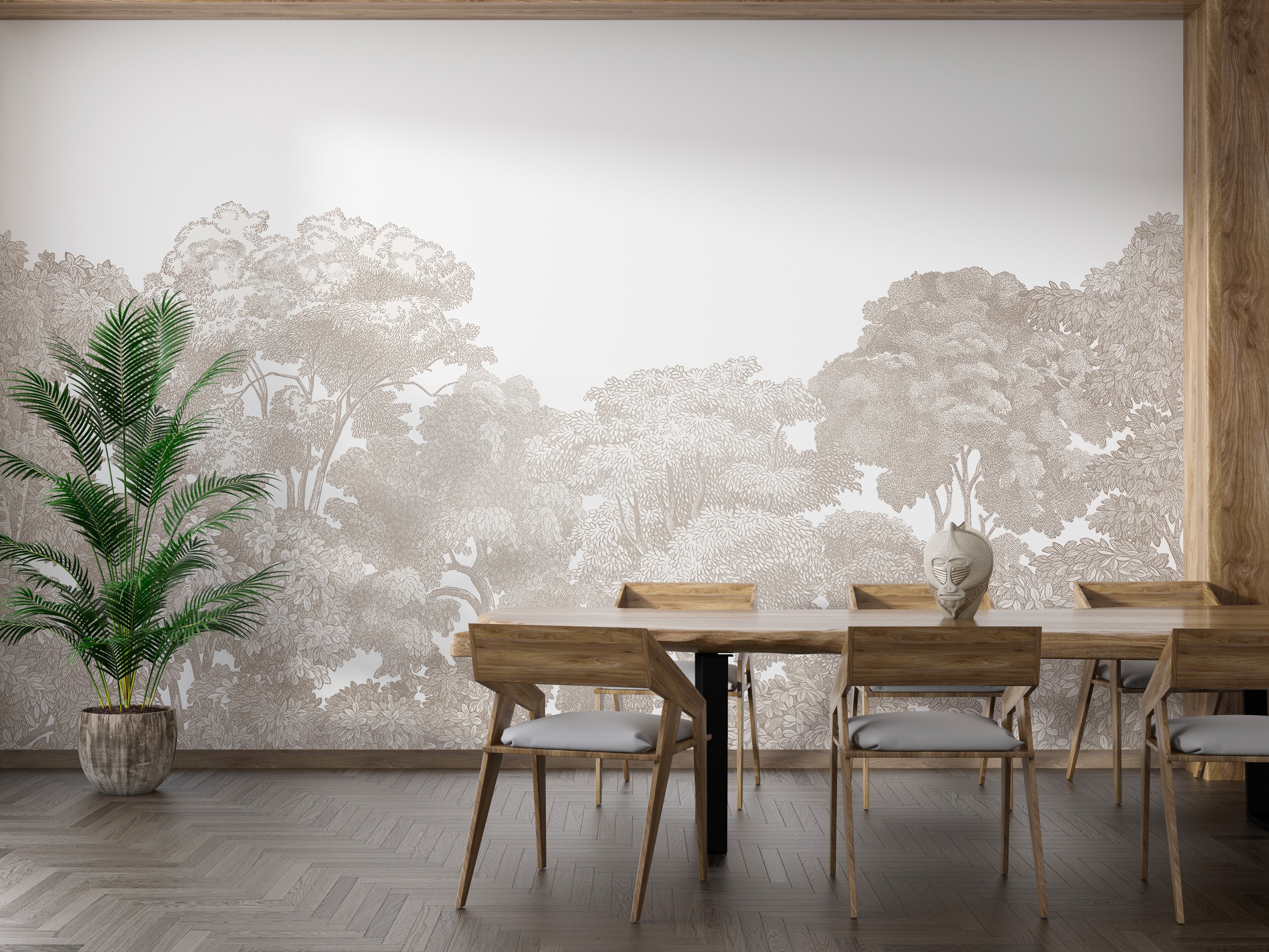 Serene Canopy Wall Mural - Giffywalls