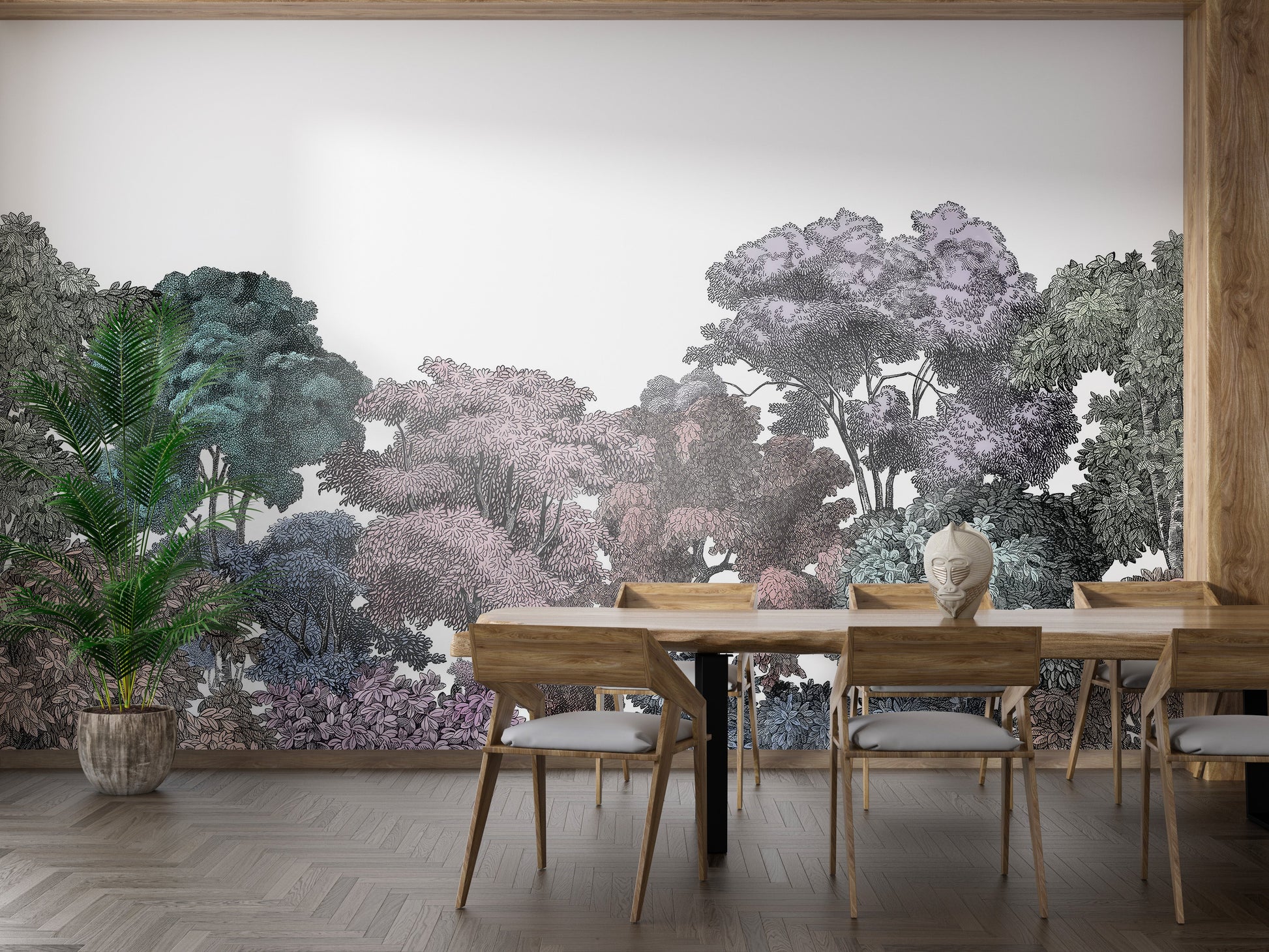 Tree Canopy Wall Mural - Giffywalls