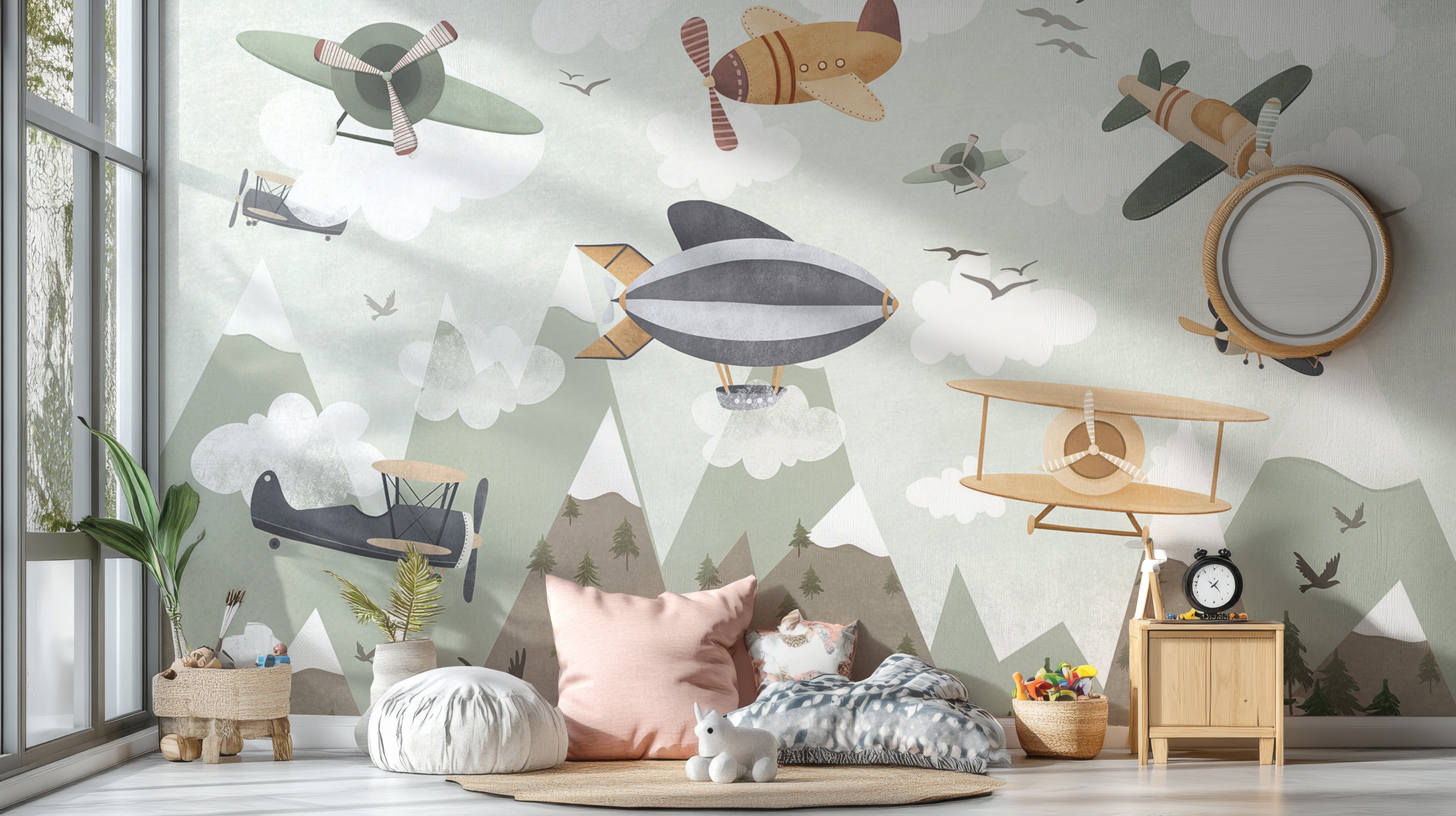 Skyward Adventure Wall Mural - Giffywalls