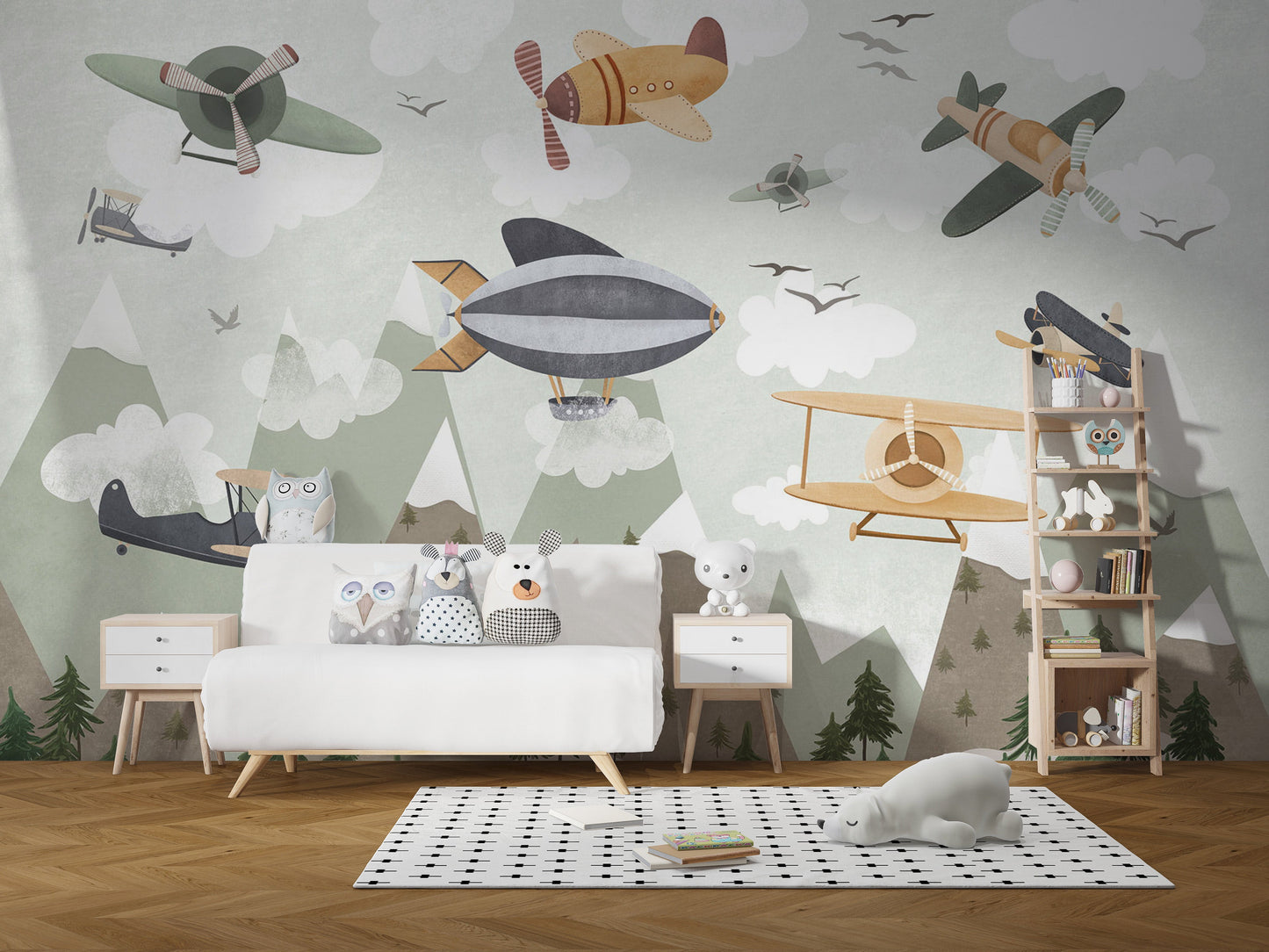 Skyward Adventure Wall Mural - Giffywalls