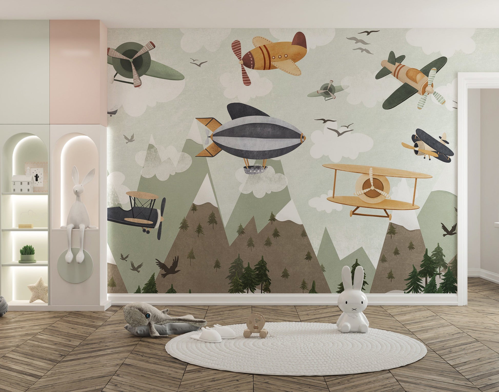 Skyward Adventure Wall Mural - Giffywalls