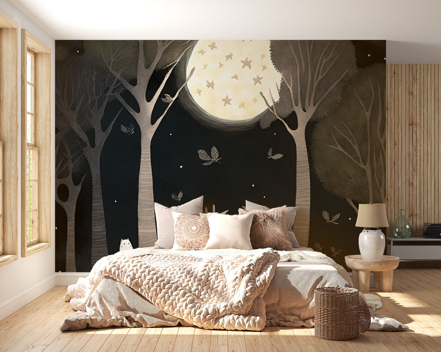 Starry Night Friendship Wall Mural - Giffywalls