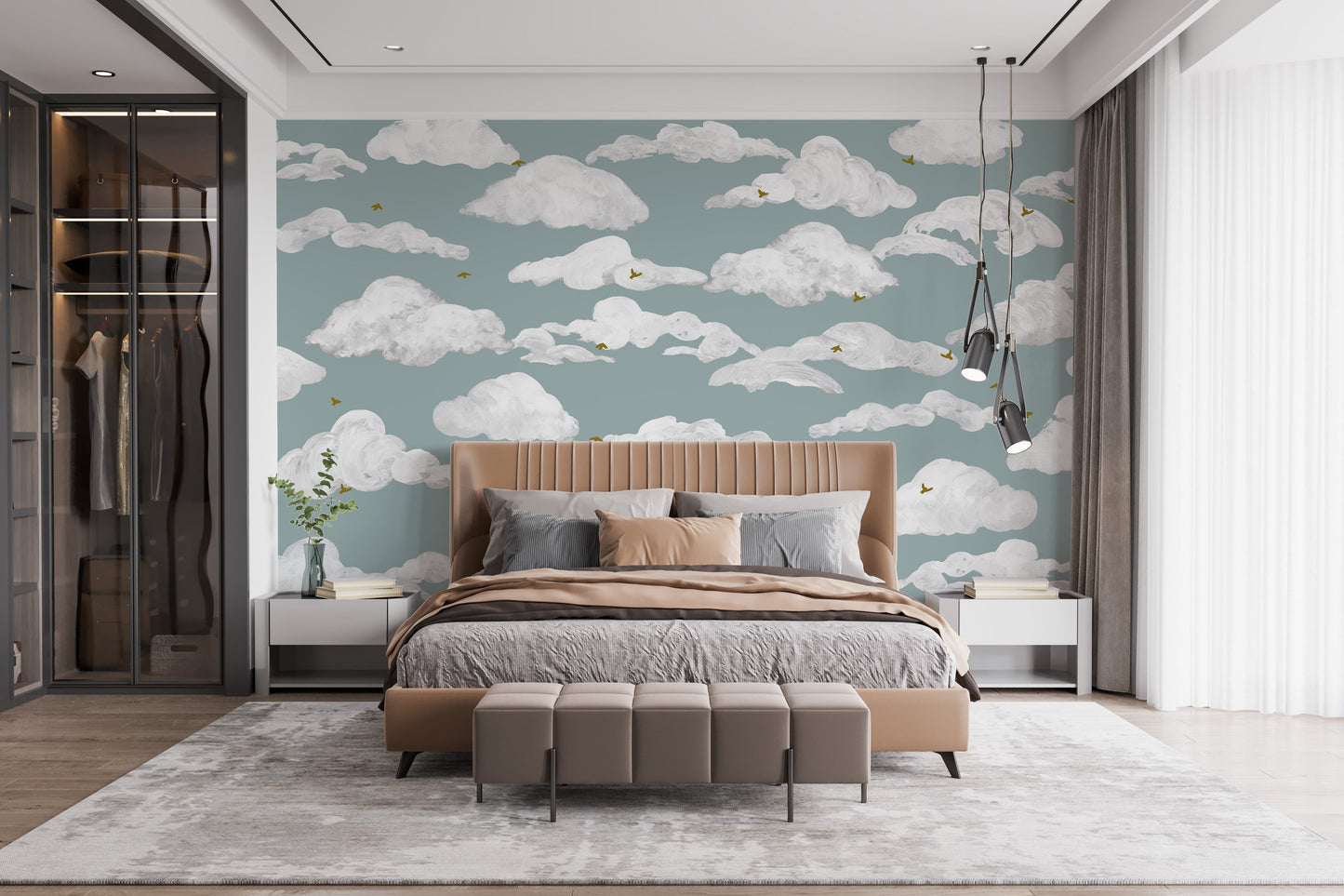 Serene Sky Wall Mural - Giffywalls