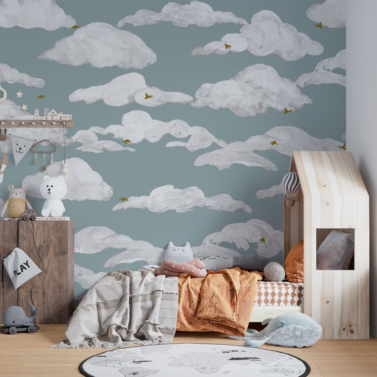 Serene Sky Wall Mural - Giffywalls