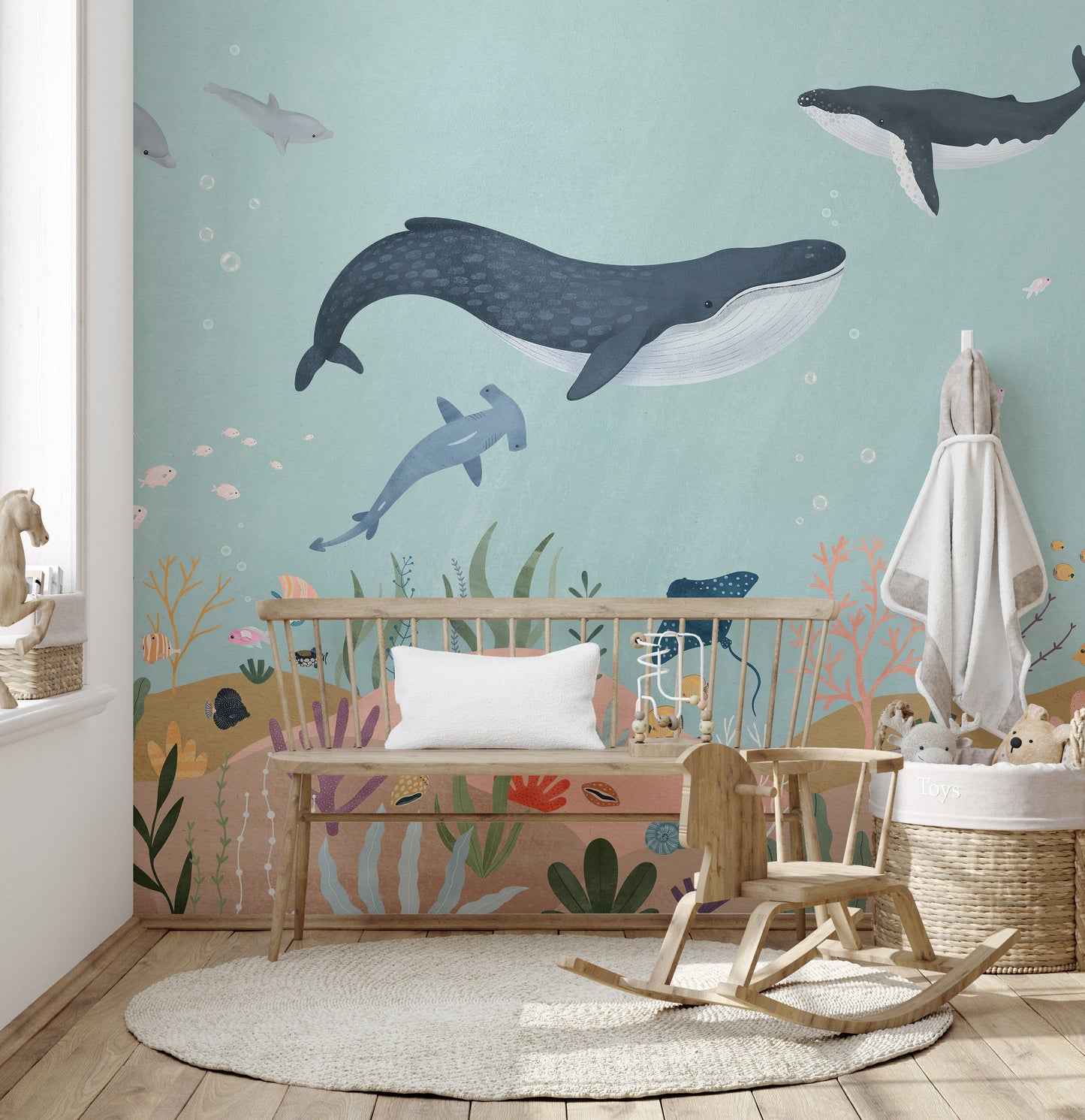 Oceanic adventure wallpaper mural for walls