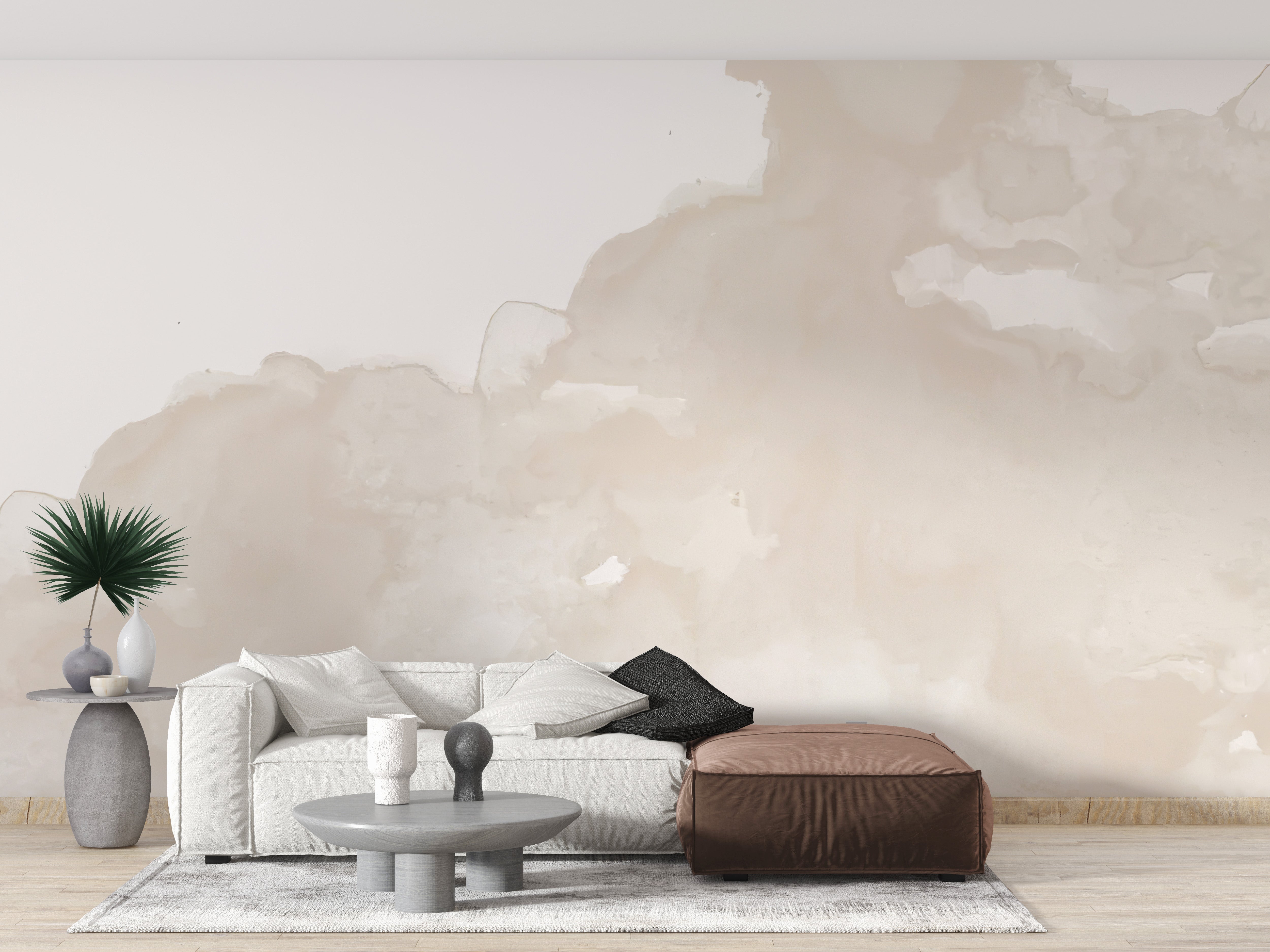 Abstract Watercolor Wall Mural - Giffywalls