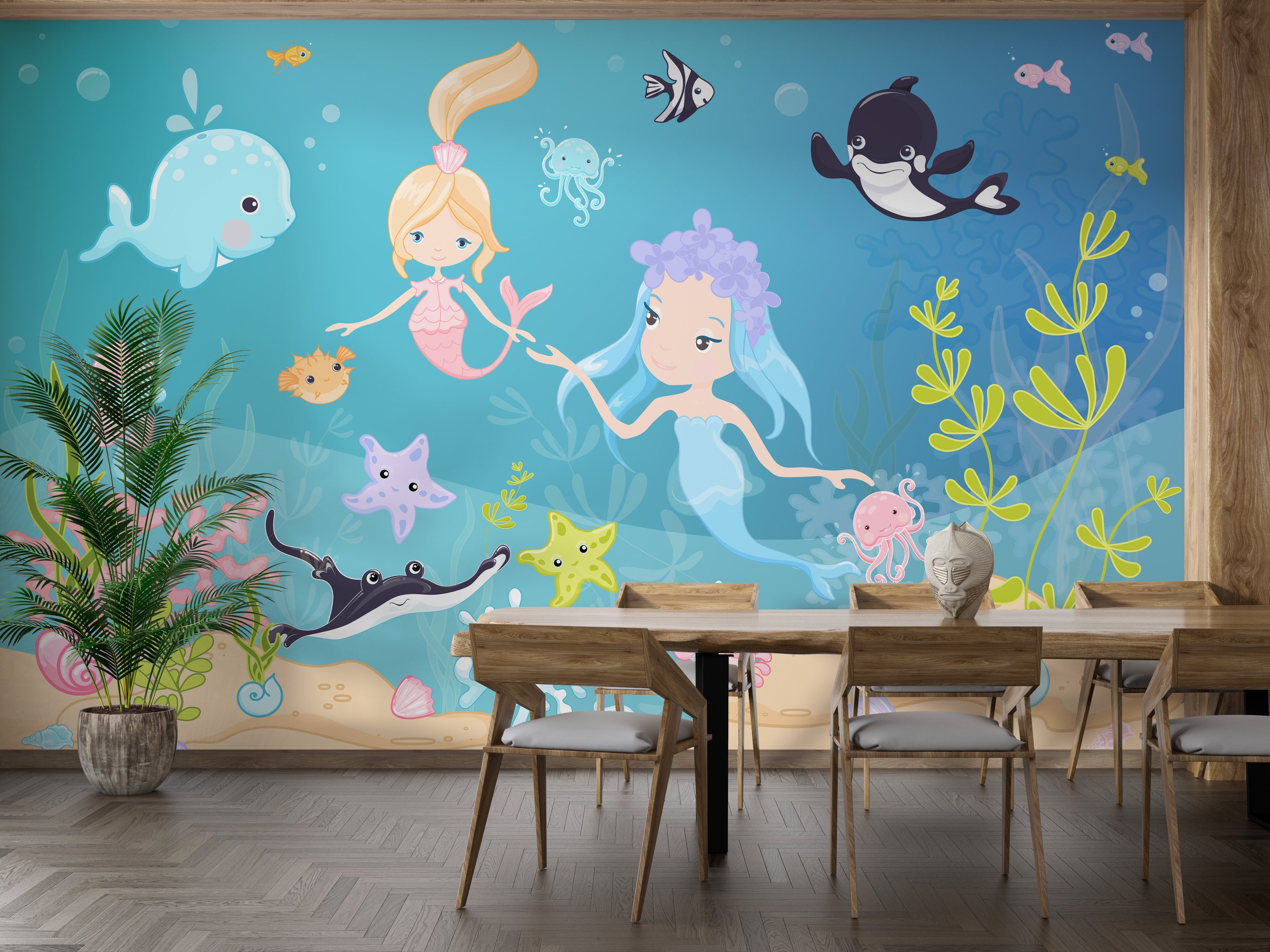 Underwater Adventure Wall Mural - Giffywalls