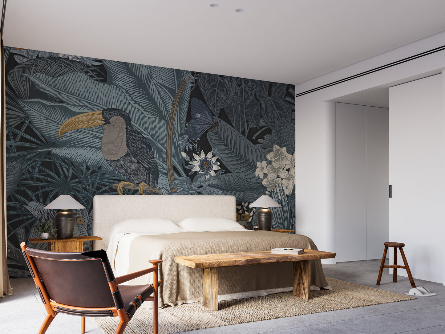 Tropical Toucan Wall Mural - Giffywalls