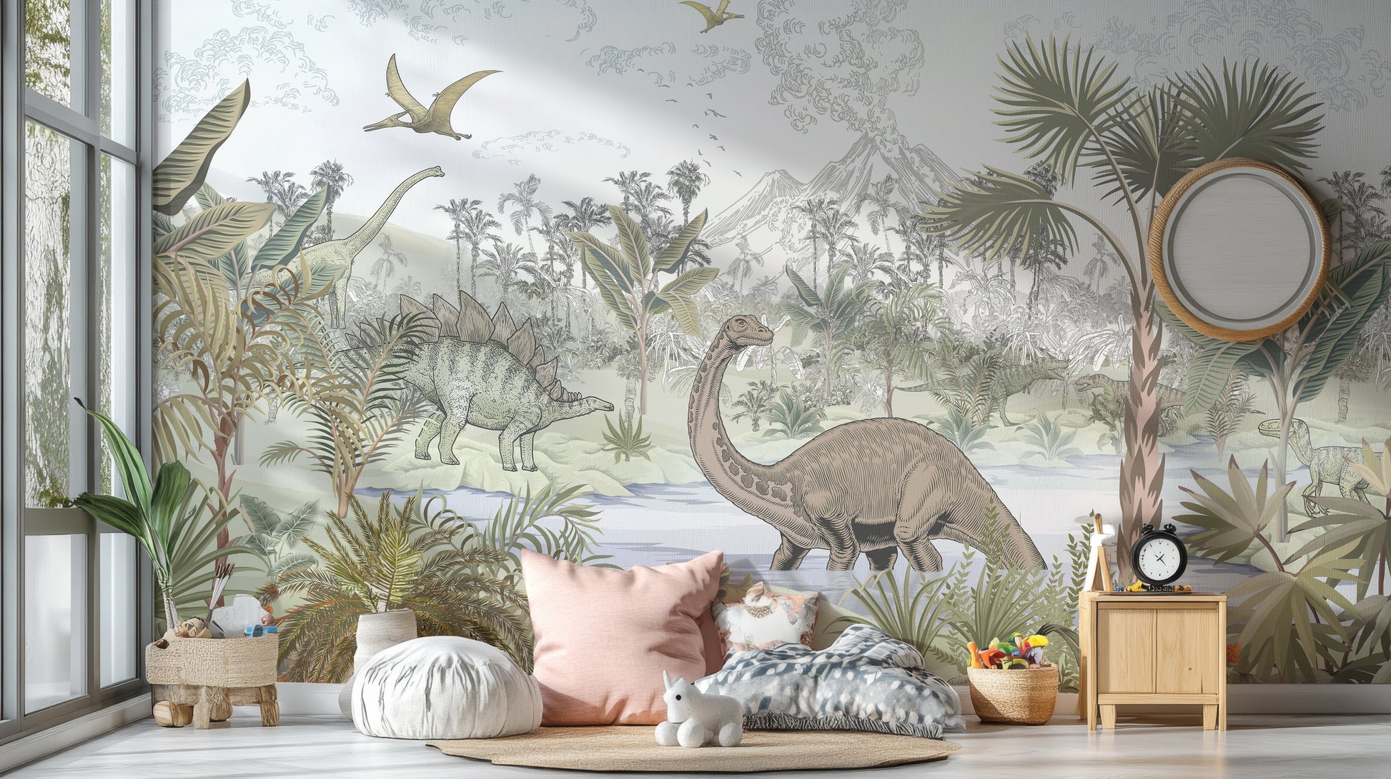 Jurassic World Kids Wall Mural - Giffywalls