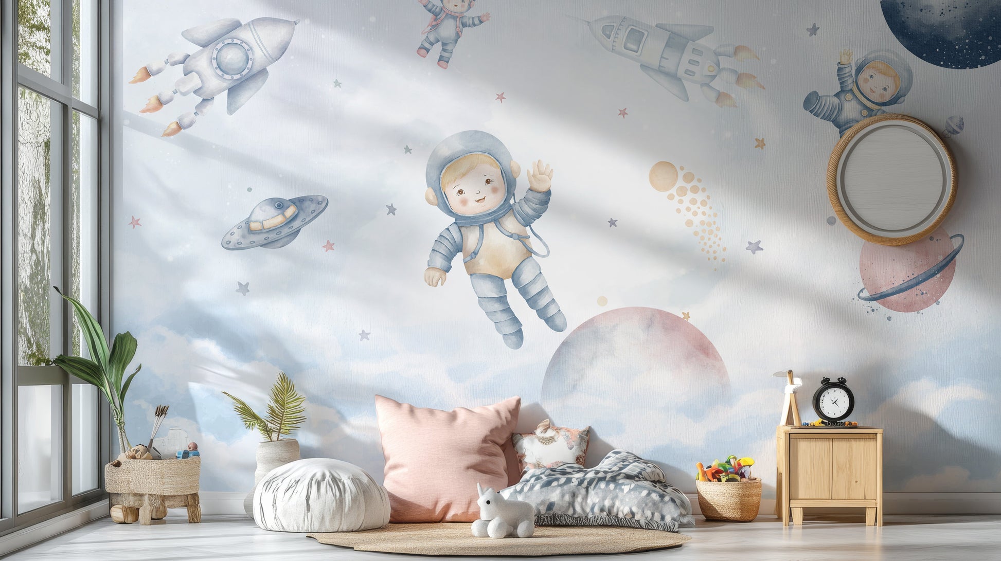 Space Adventure Kids Wallpaper - Giffywalls