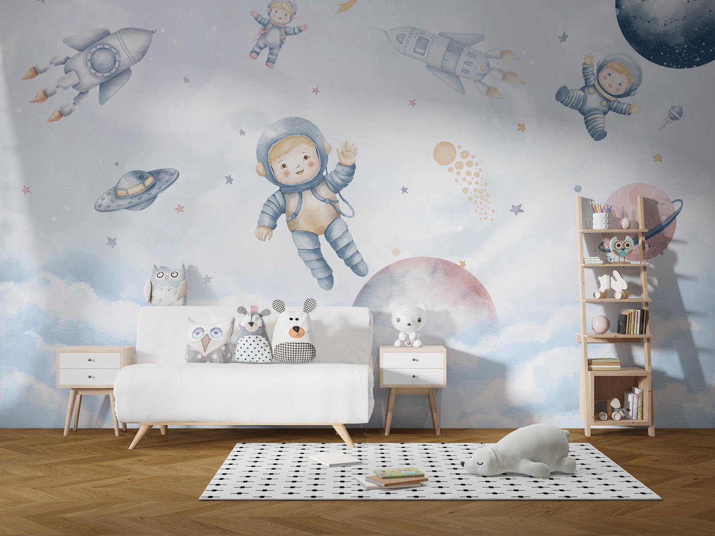 Space Adventure Kids Wallpaper - Giffywalls