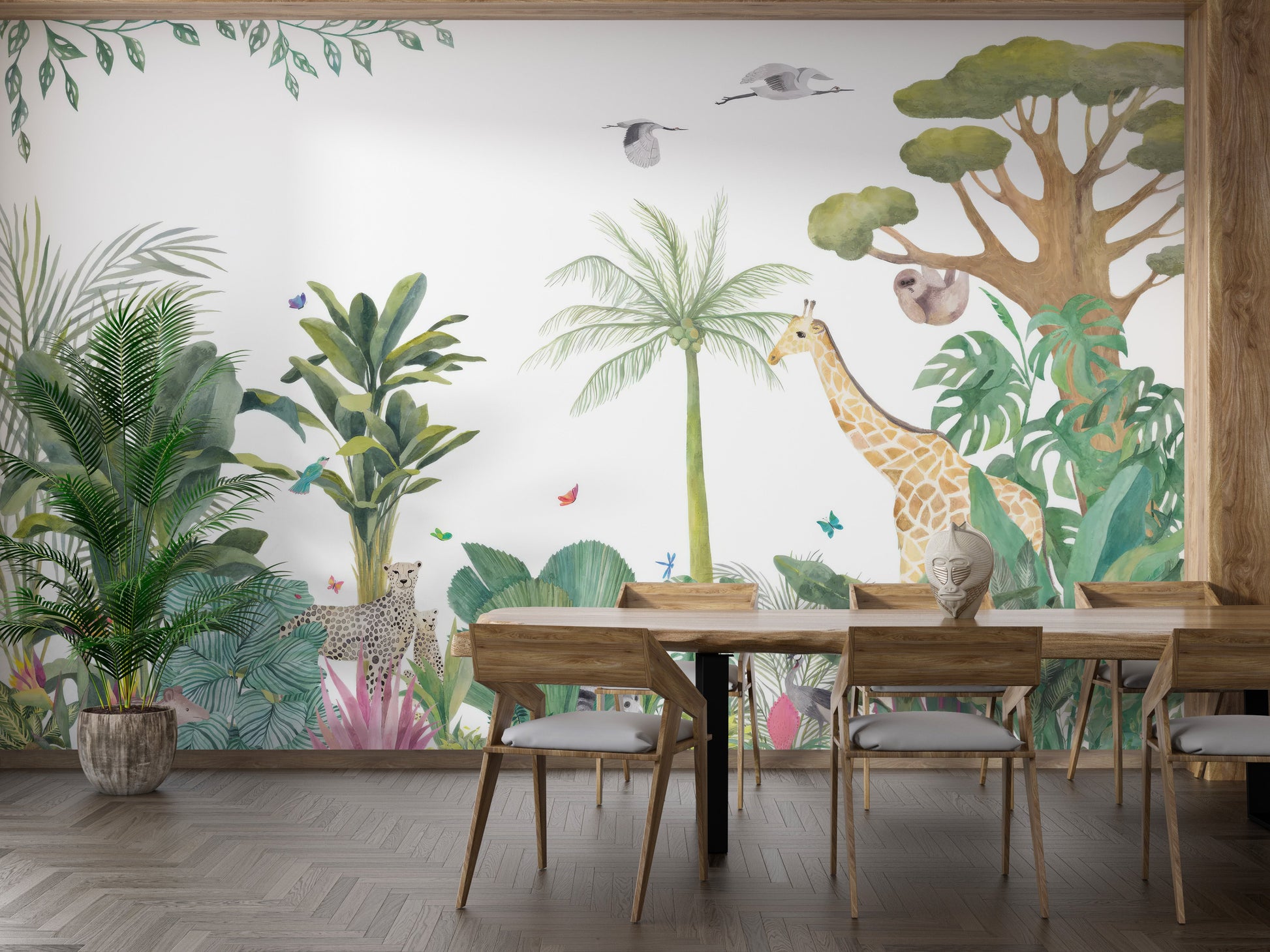 Tropical Forest Wall Mural - Giffywalls