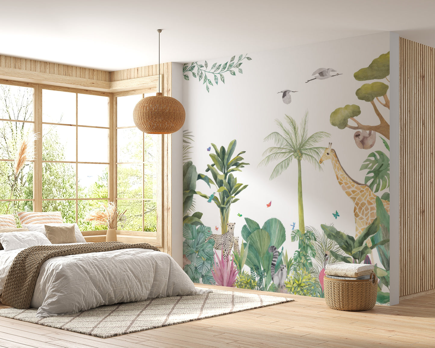 Tropical Forest Wall Mural - Giffywalls