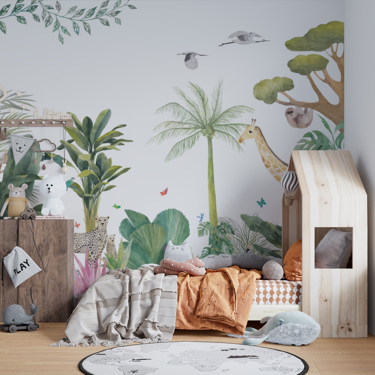 Tropical Forest Wall Mural - Giffywalls