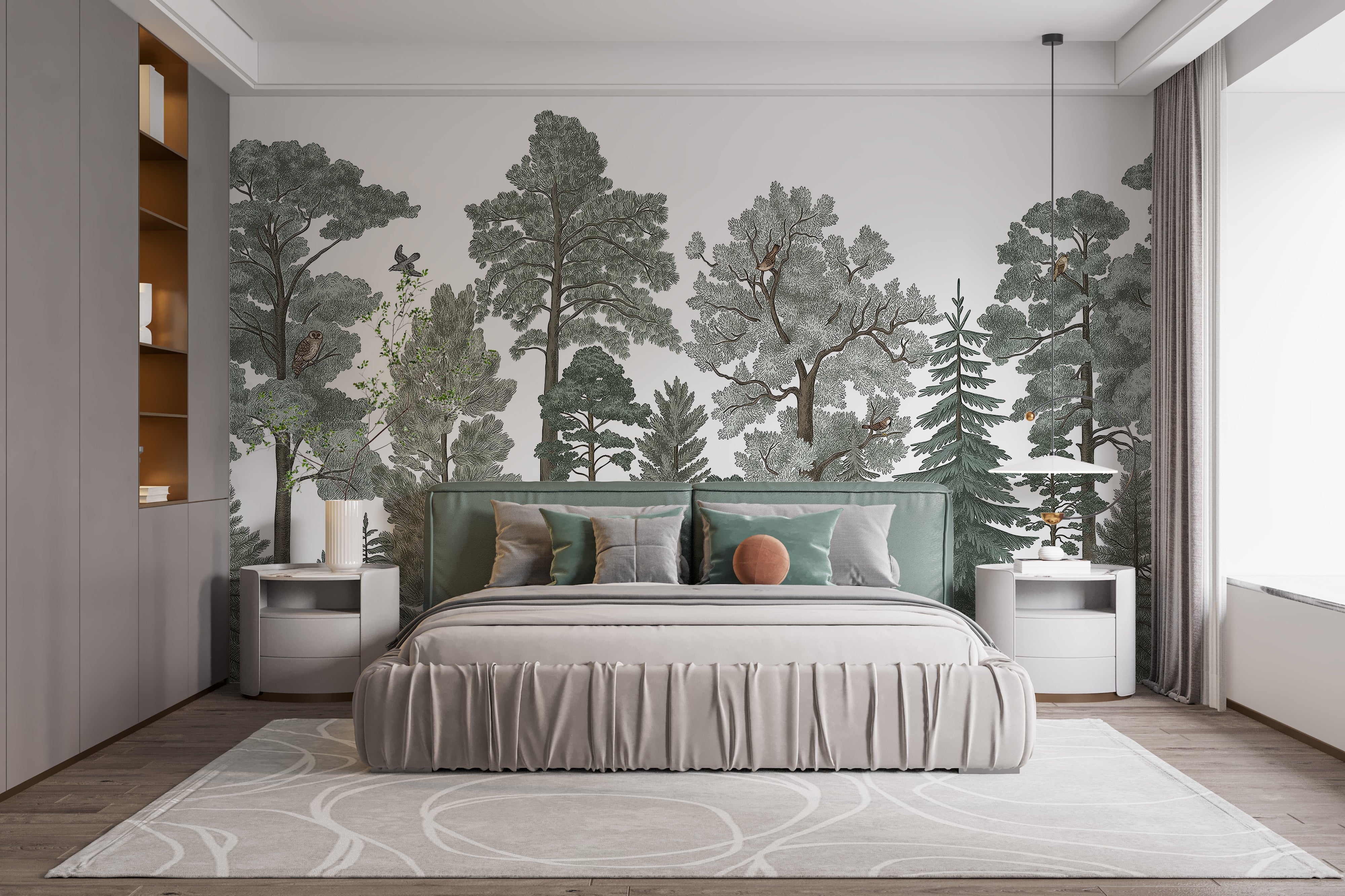 Serene Nature Wall Mural - Giffywalls