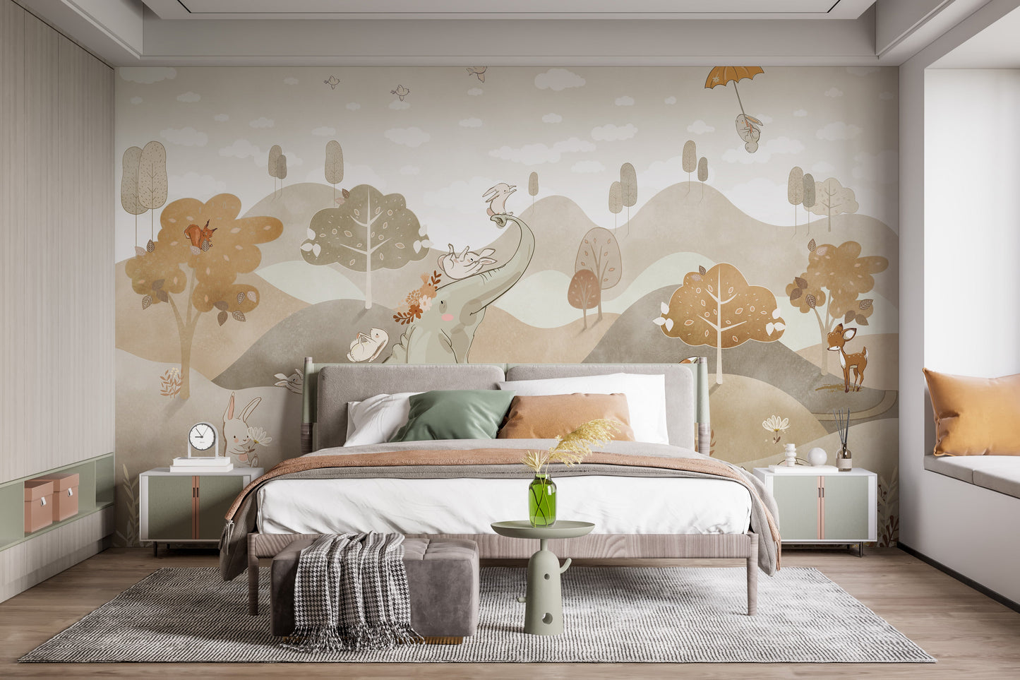 Storybook Balloons Wall Mural - Giffywalls