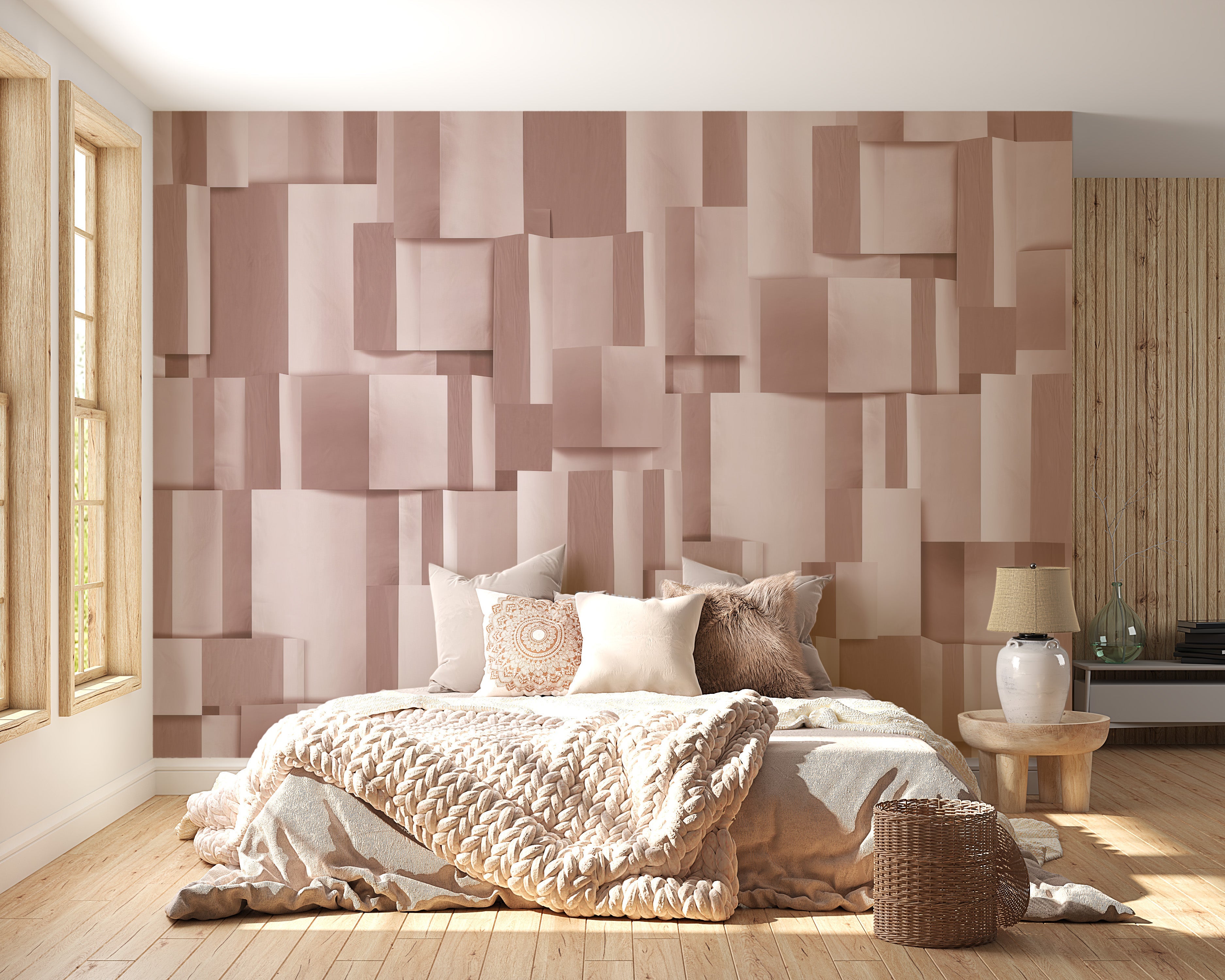 Geometric Elegance Wall Mural - Giffywalls