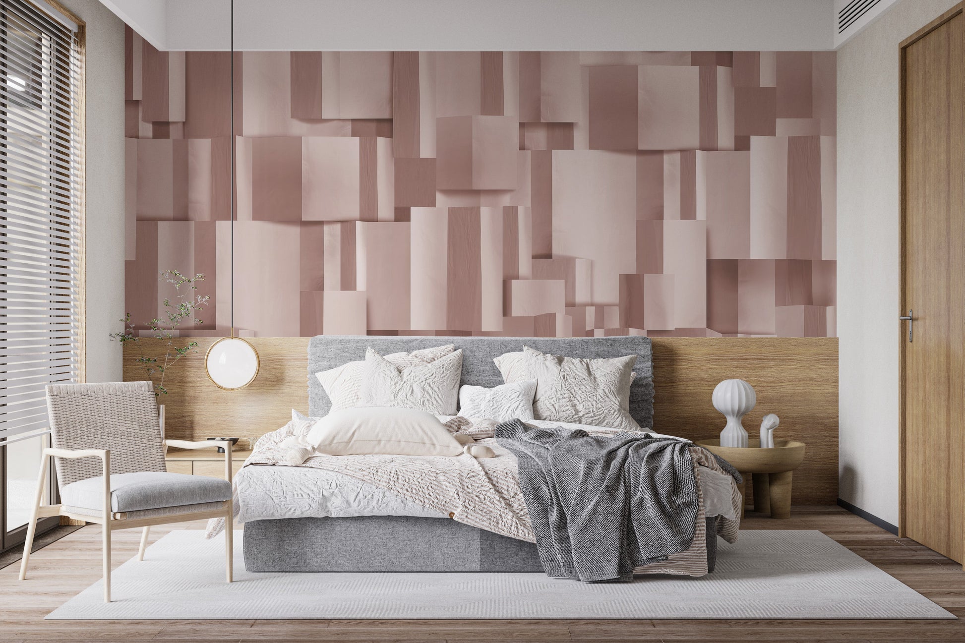 Geometric Elegance Wall Mural - Giffywalls