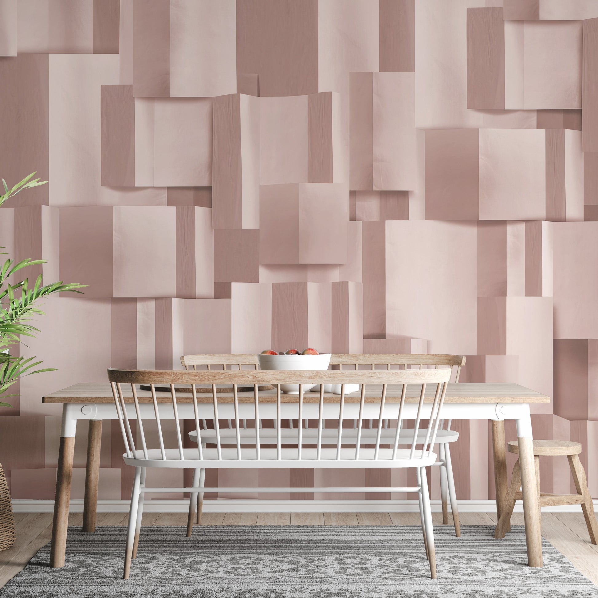 Geometric Elegance Wall Mural - Giffywalls