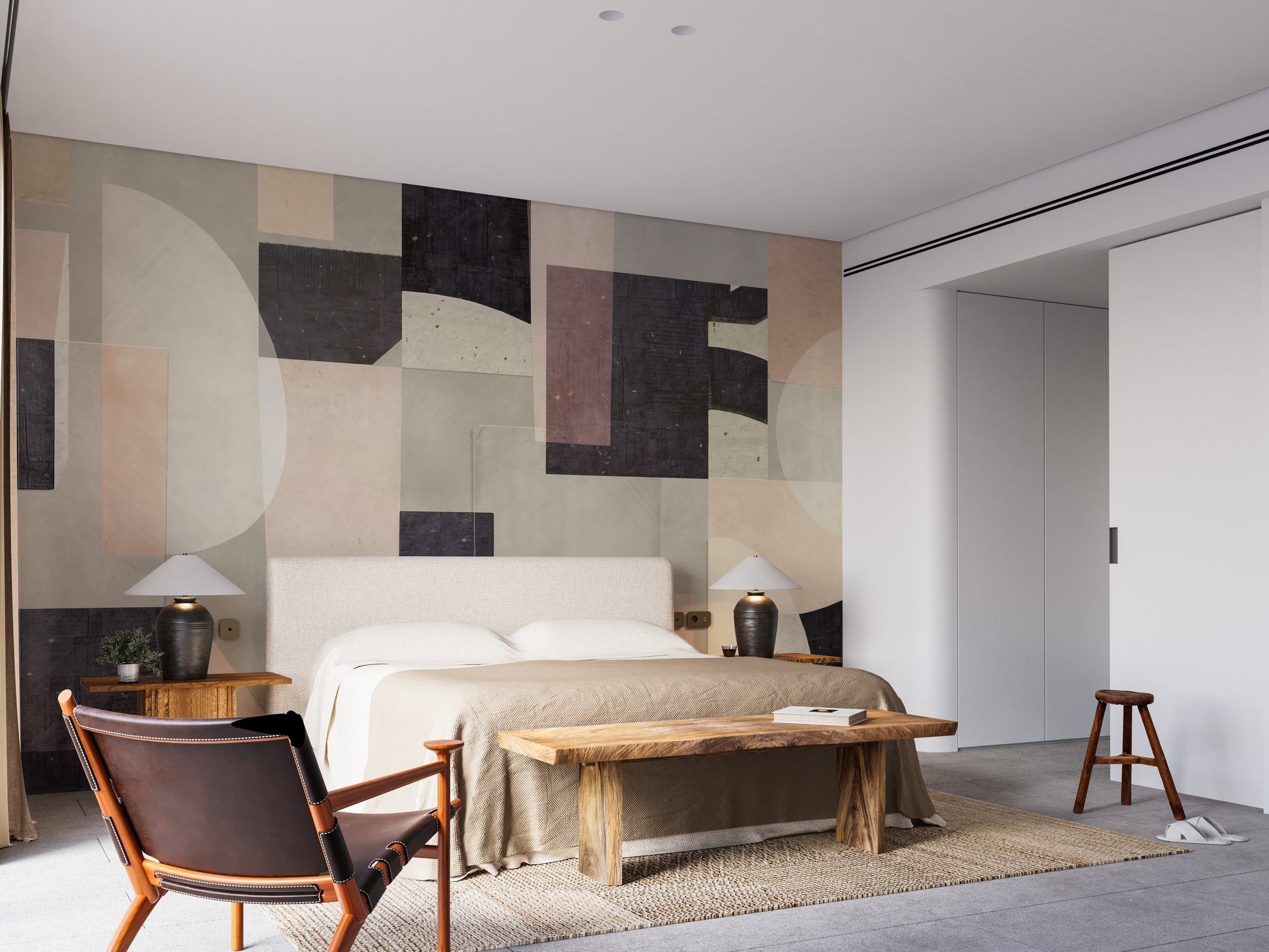 Modern Abstract Wall Mural - Giffywalls