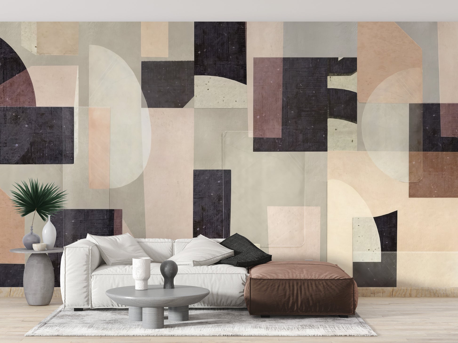 Modern Abstract Wall Mural - Giffywalls